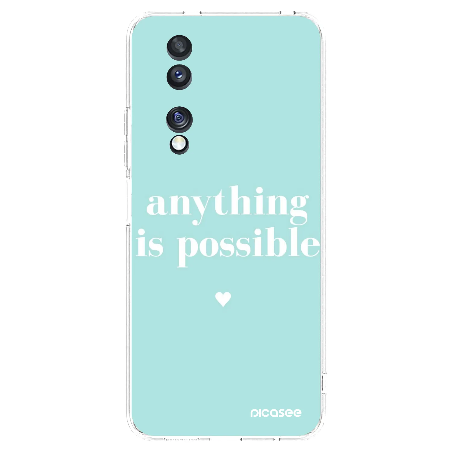 Picasee διαφανής θήκη σιλικόνης Honor 70 - Anything is possible