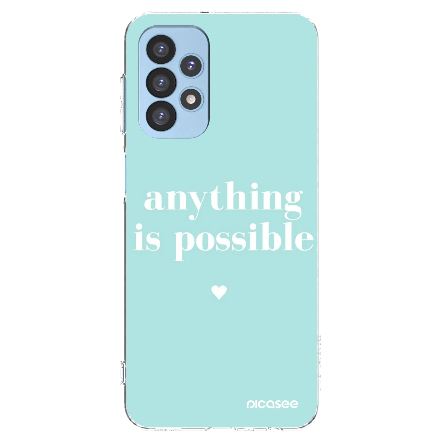 Picasee διαφανής θήκη σιλικόνης Samsung Galaxy A23 A235F 4G - Anything is possible