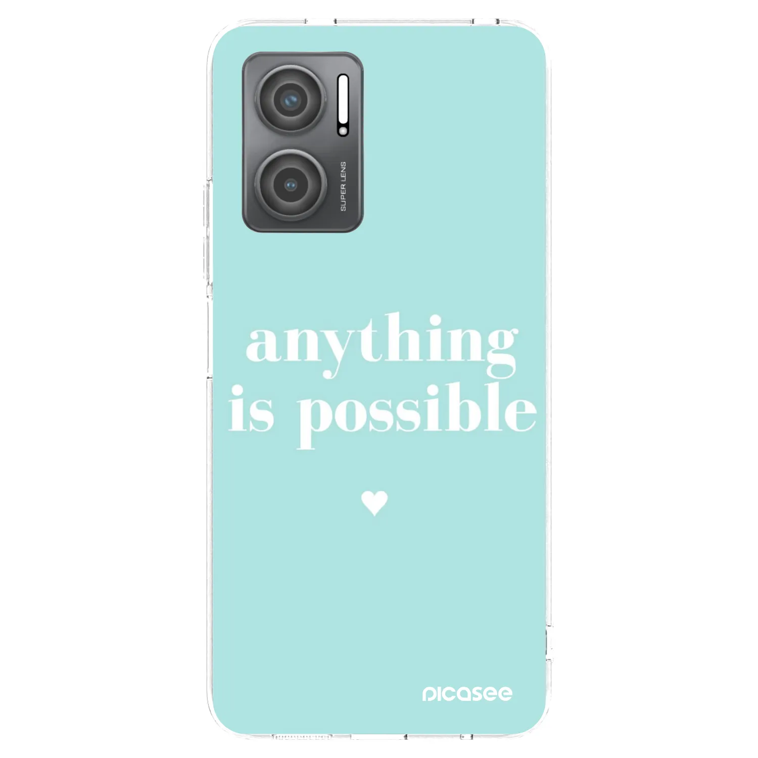 Picasee διαφανής θήκη σιλικόνης Xiaomi Redmi 10 5G - Anything is possible