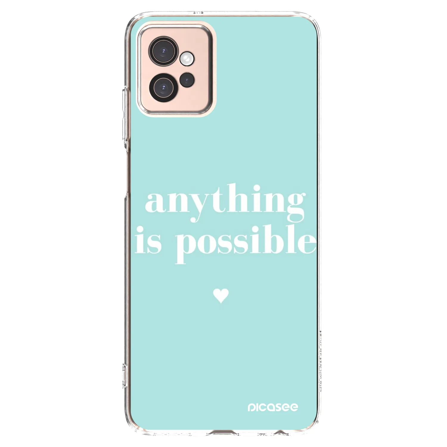 Picasee διαφανής θήκη σιλικόνης Motorola Moto G32 - Anything is possible