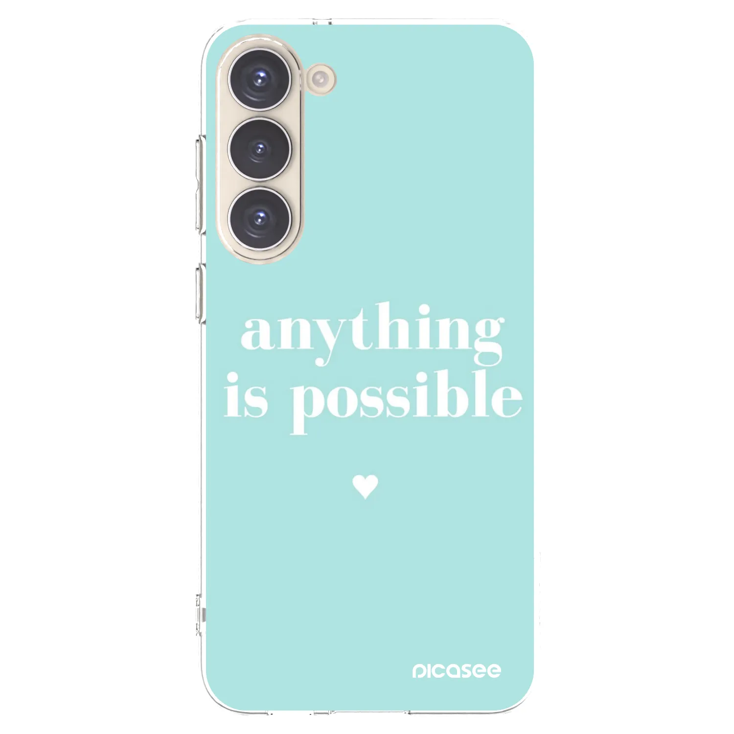 Picasee διαφανής θήκη σιλικόνης Samsung Galaxy S23+ 5G - Anything is possible