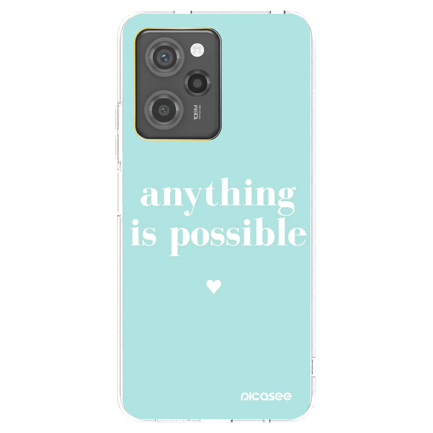 Picasee διαφανής θήκη σιλικόνης Xiaomi Poco X5 Pro - Anything is possible