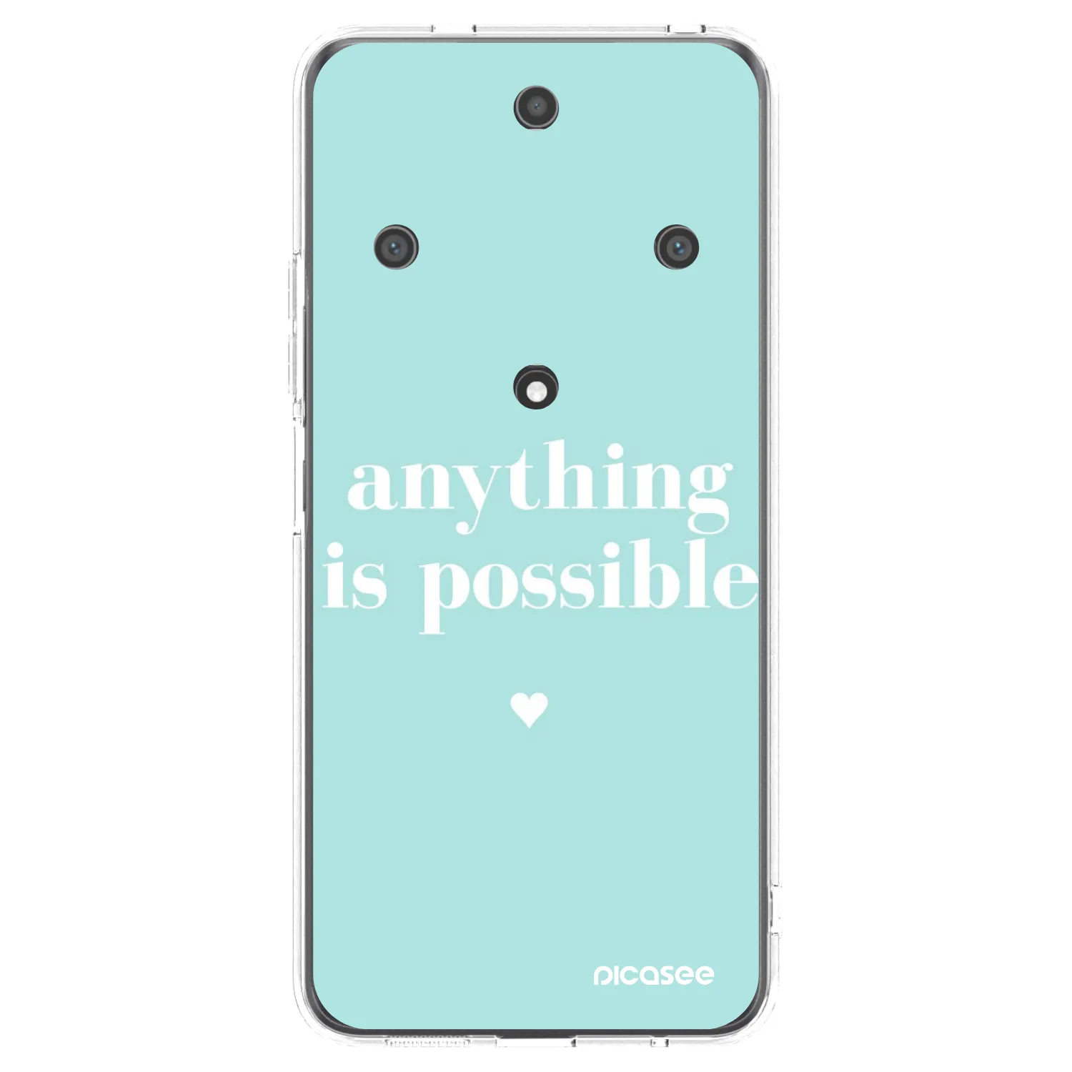 Picasee διαφανής θήκη σιλικόνης Honor Magic5 Lite 5G - Anything is possible