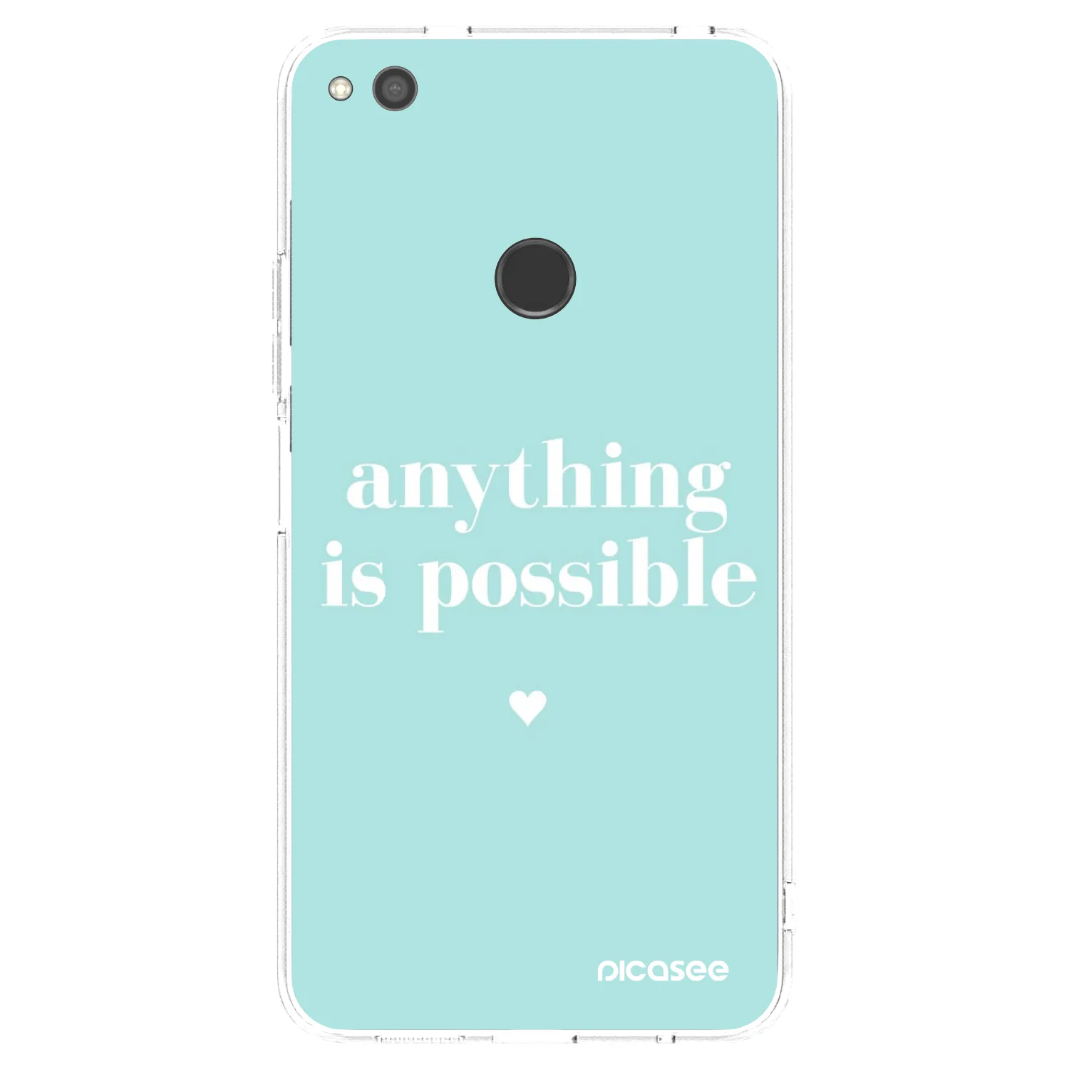 Picasee διαφανής θήκη σιλικόνης Huawei P9 Lite 2017 - Anything is possible