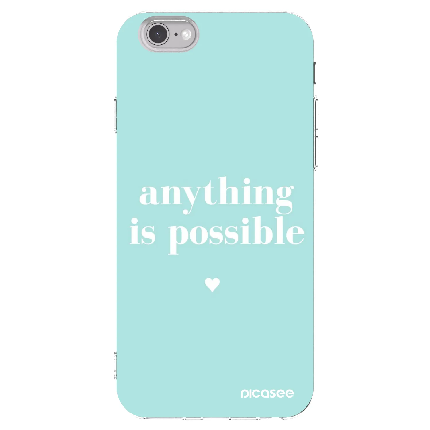 Picasee διαφανής θήκη σιλικόνης Apple iPhone 6/6S - Anything is possible
