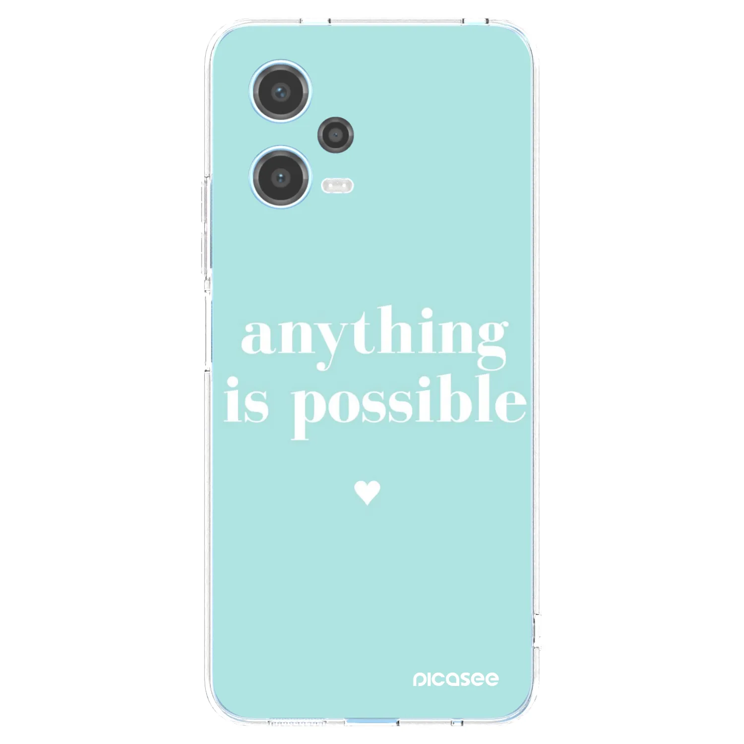 Picasee διαφανής θήκη σιλικόνης Xiaomi Redmi Note 12 5G - Anything is possible