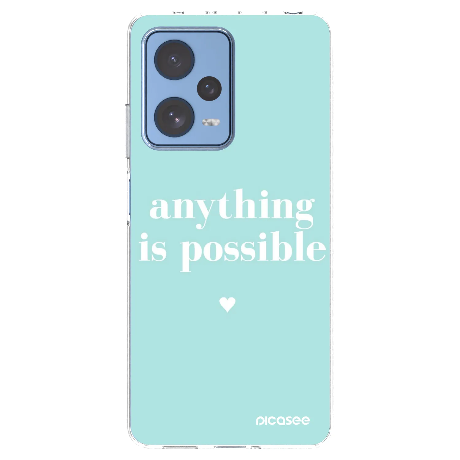 Picasee διαφανής θήκη σιλικόνης Xiaomi Redmi Note 12 Pro 5G - Anything is possible