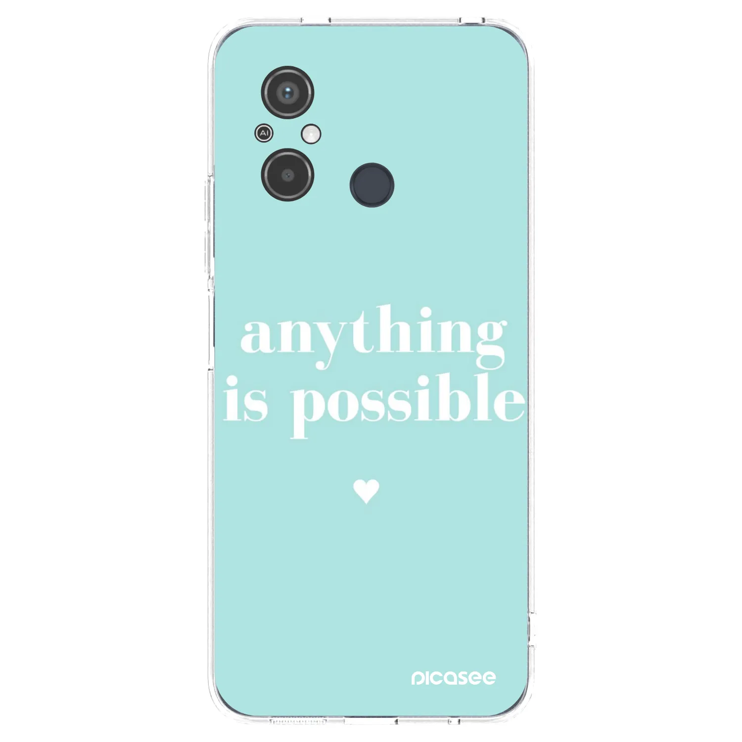 Picasee διαφανής θήκη σιλικόνης Xiaomi Redmi 12C - Anything is possible