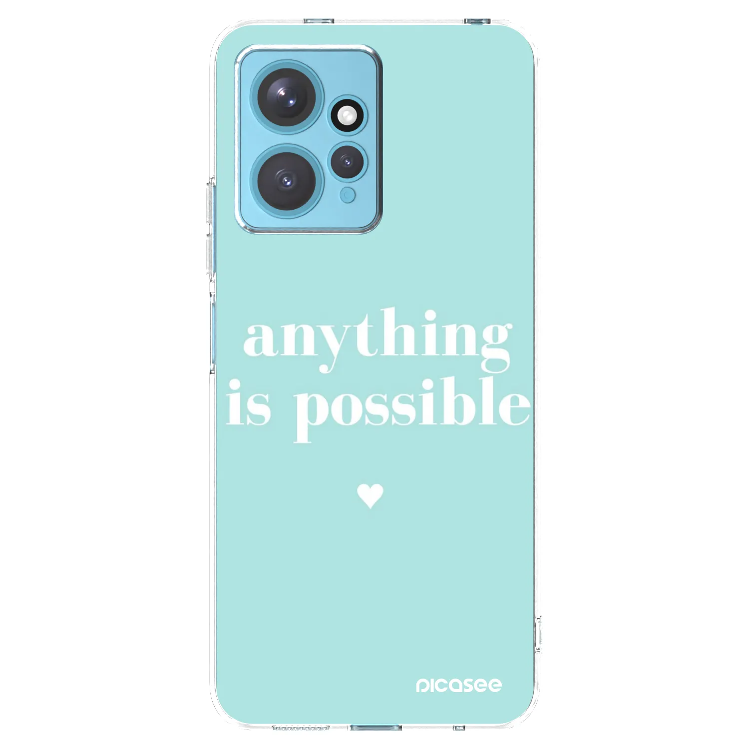 Picasee διαφανής θήκη σιλικόνης Xiaomi Redmi Note 12 4G - Anything is possible