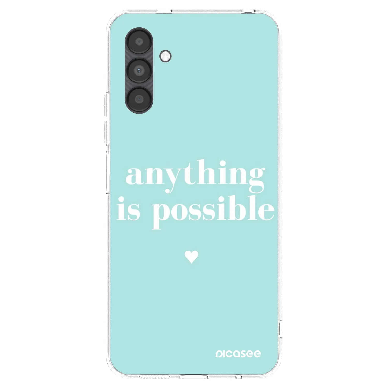 Picasee διαφανής θήκη σιλικόνης Samsung Galaxy A04s A047F - Anything is possible