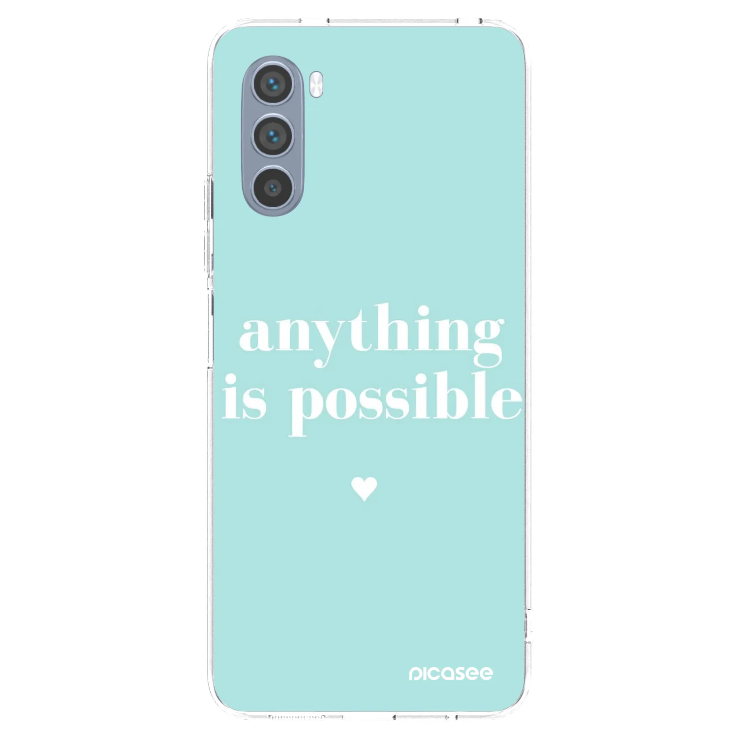 Picasee διαφανής θήκη σιλικόνης Motorola Moto G62 - Anything is possible