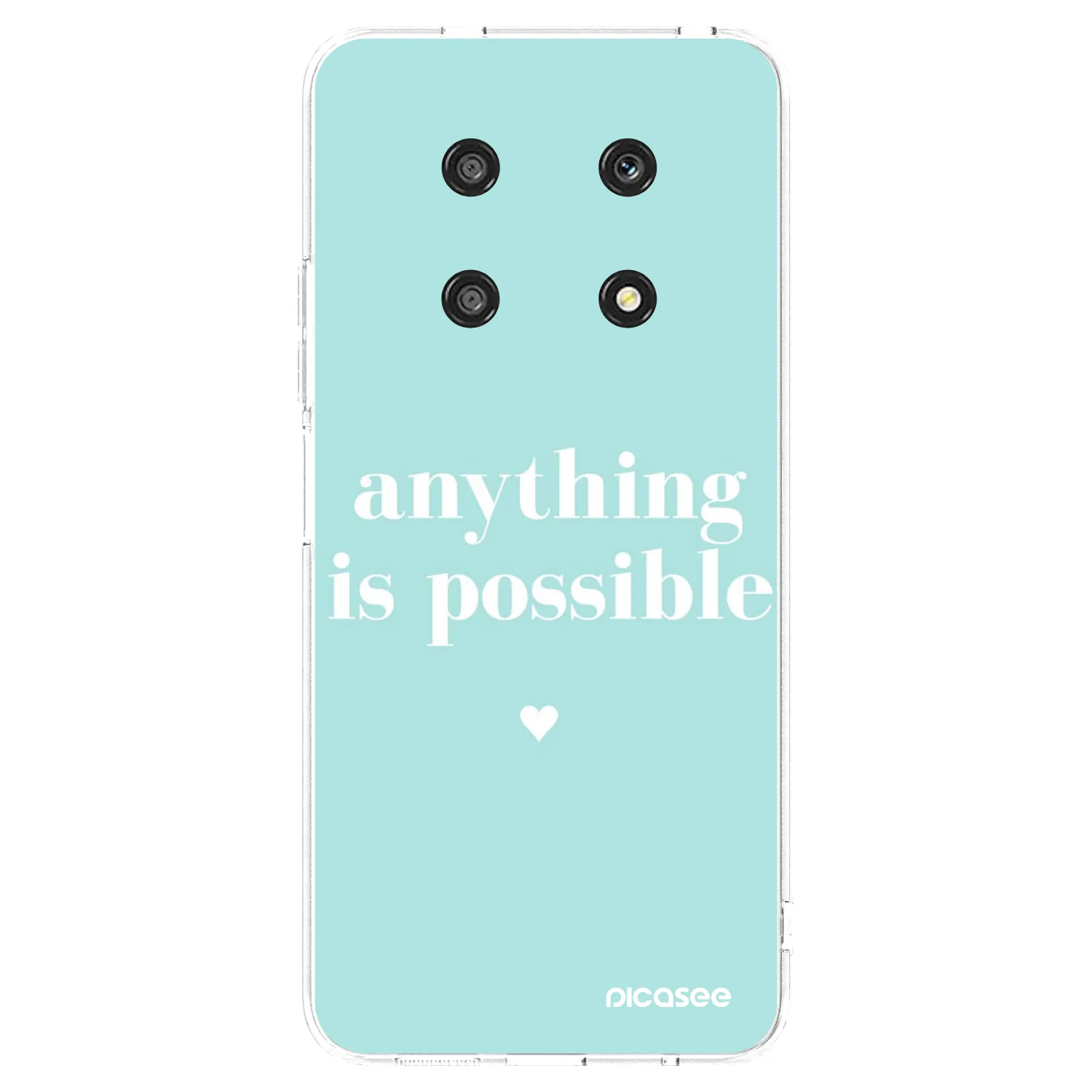 Picasee διαφανής θήκη σιλικόνης Honor Magic4 Lite 5G - Anything is possible