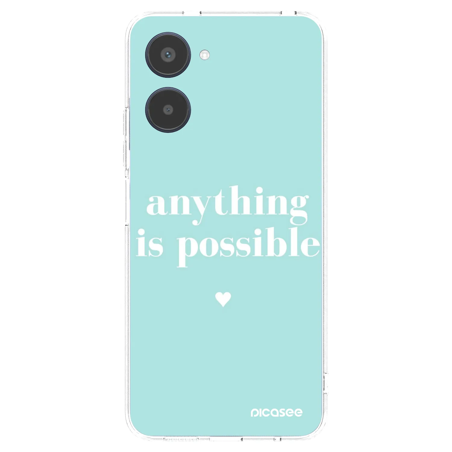 Picasee διαφανής θήκη σιλικόνης Realme 10 4G - Anything is possible
