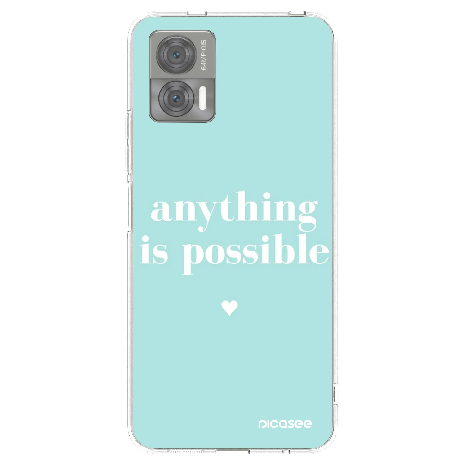 Picasee διαφανής θήκη σιλικόνης Motorola Edge 30 Neo - Anything is possible