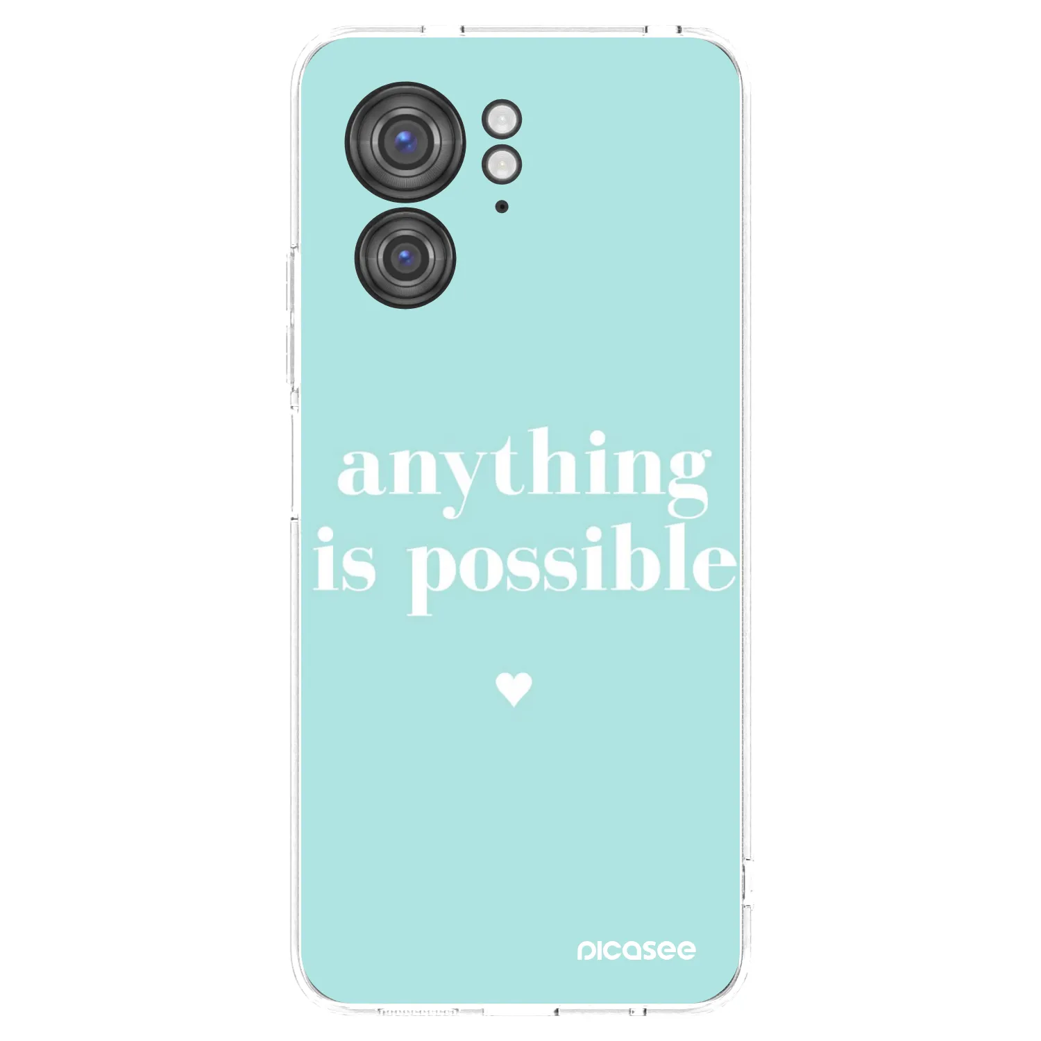 Picasee διαφανής θήκη σιλικόνης Motorola Edge 40 - Anything is possible