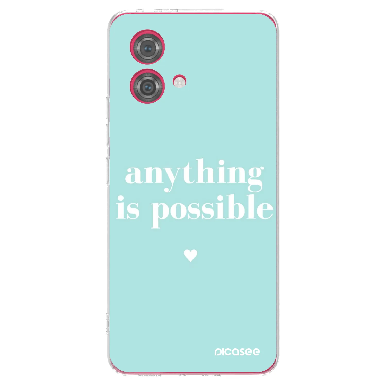 Picasee διαφανής θήκη σιλικόνης Motorola Moto G84 5G - Anything is possible
