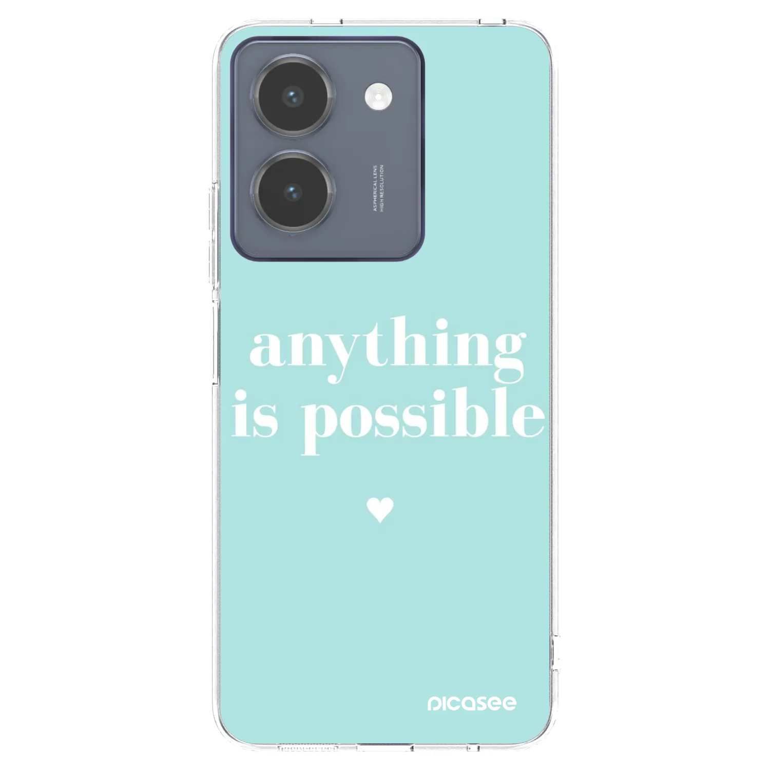 Picasee διαφανής θήκη σιλικόνης Vivo Y36 4G - Anything is possible