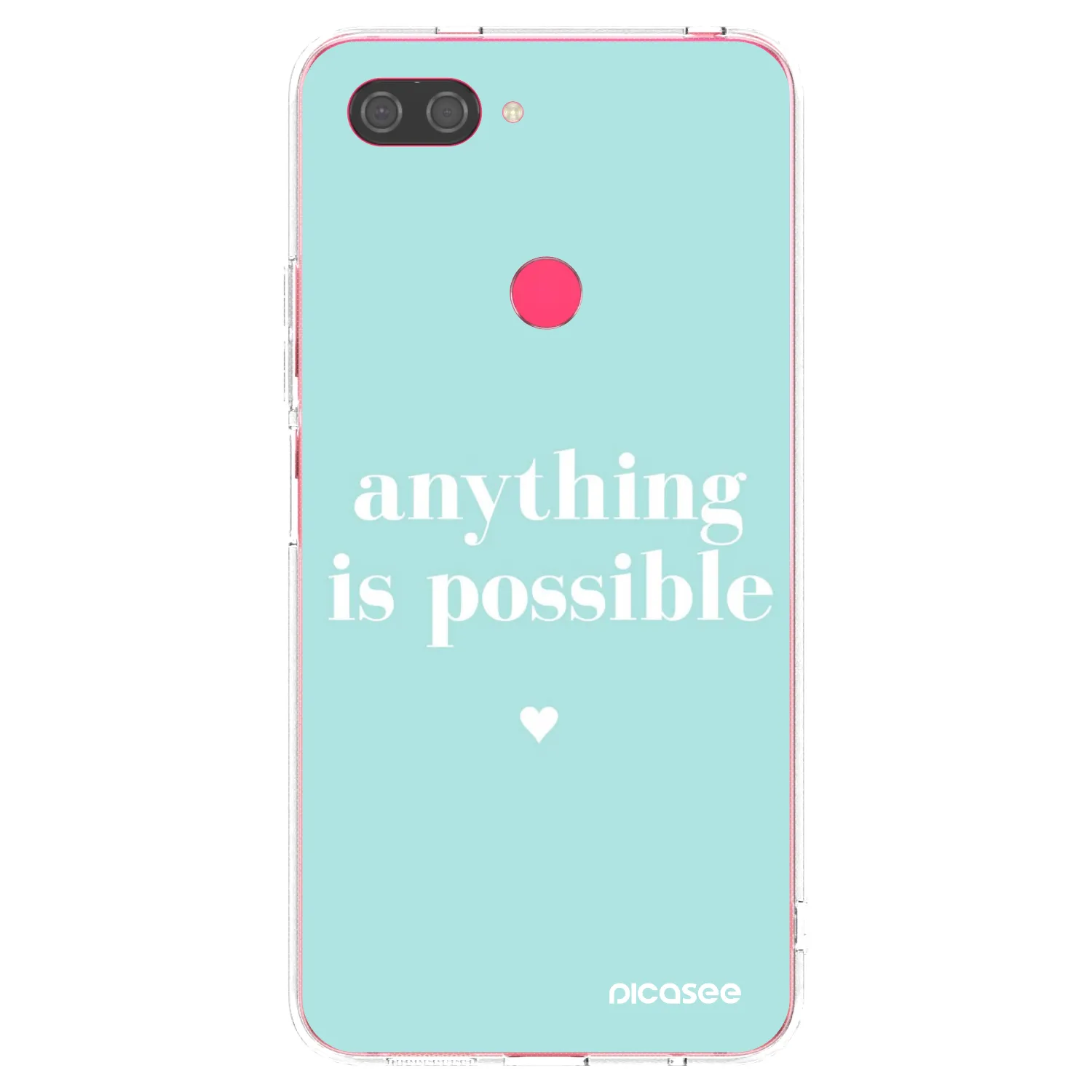 Picasee διαφανής θήκη σιλικόνης Xiaomi Mi 8 Lite - Anything is possible