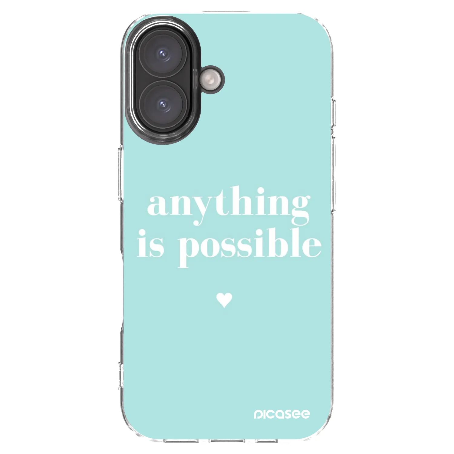 Picasee διαφανής θήκη σιλικόνης Apple iPhone 16 - Anything is possible