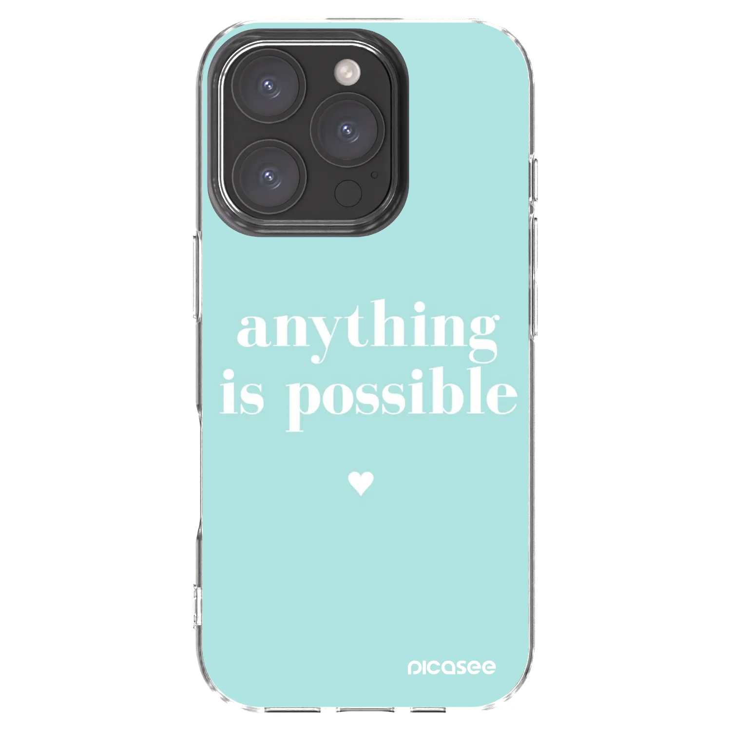 Picasee διαφανής θήκη σιλικόνης Apple iPhone 16 Pro - Anything is possible