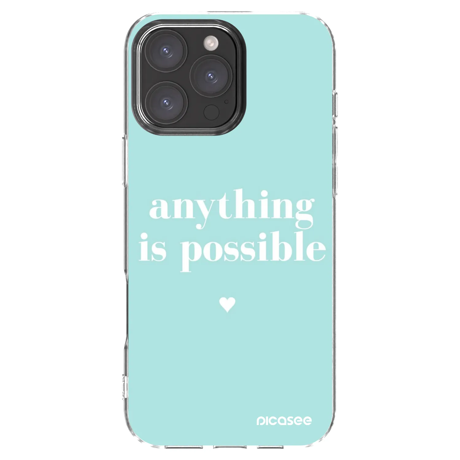 Picasee διαφανής θήκη σιλικόνης Apple iPhone 16 Pro Max - Anything is possible