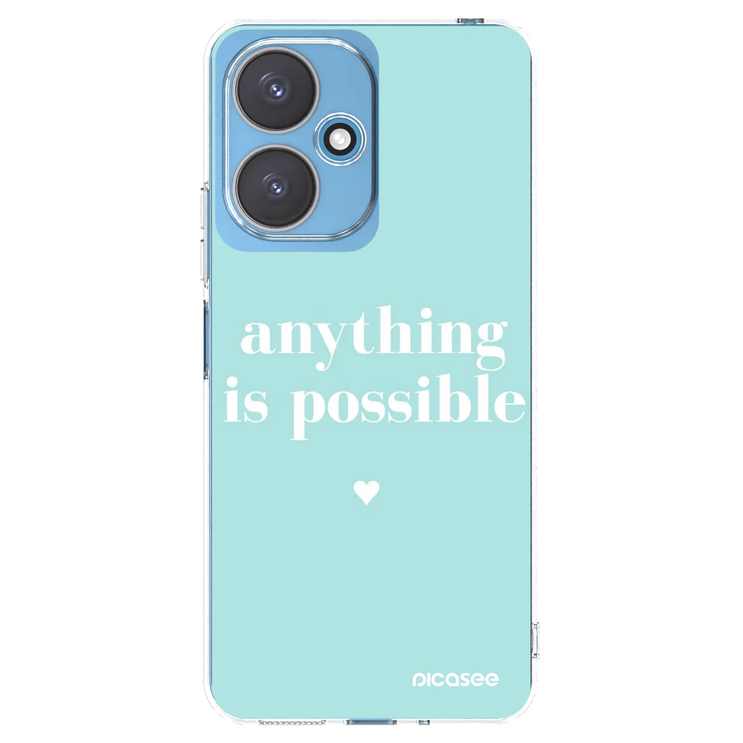 Picasee διαφανής θήκη σιλικόνης Xiaomi Redmi 13C 5G - Anything is possible