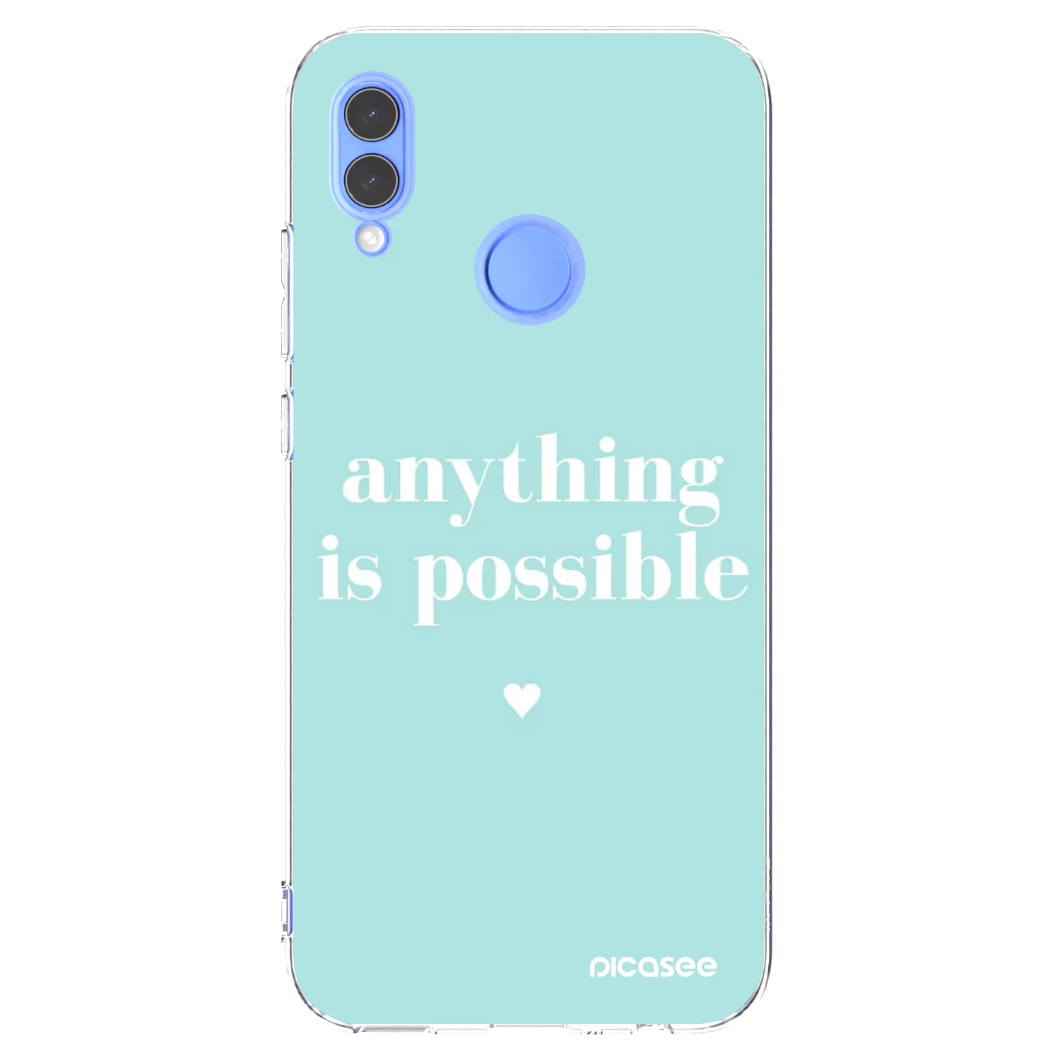 Picasee διαφανής θήκη σιλικόνης Honor 10 Lite - Anything is possible