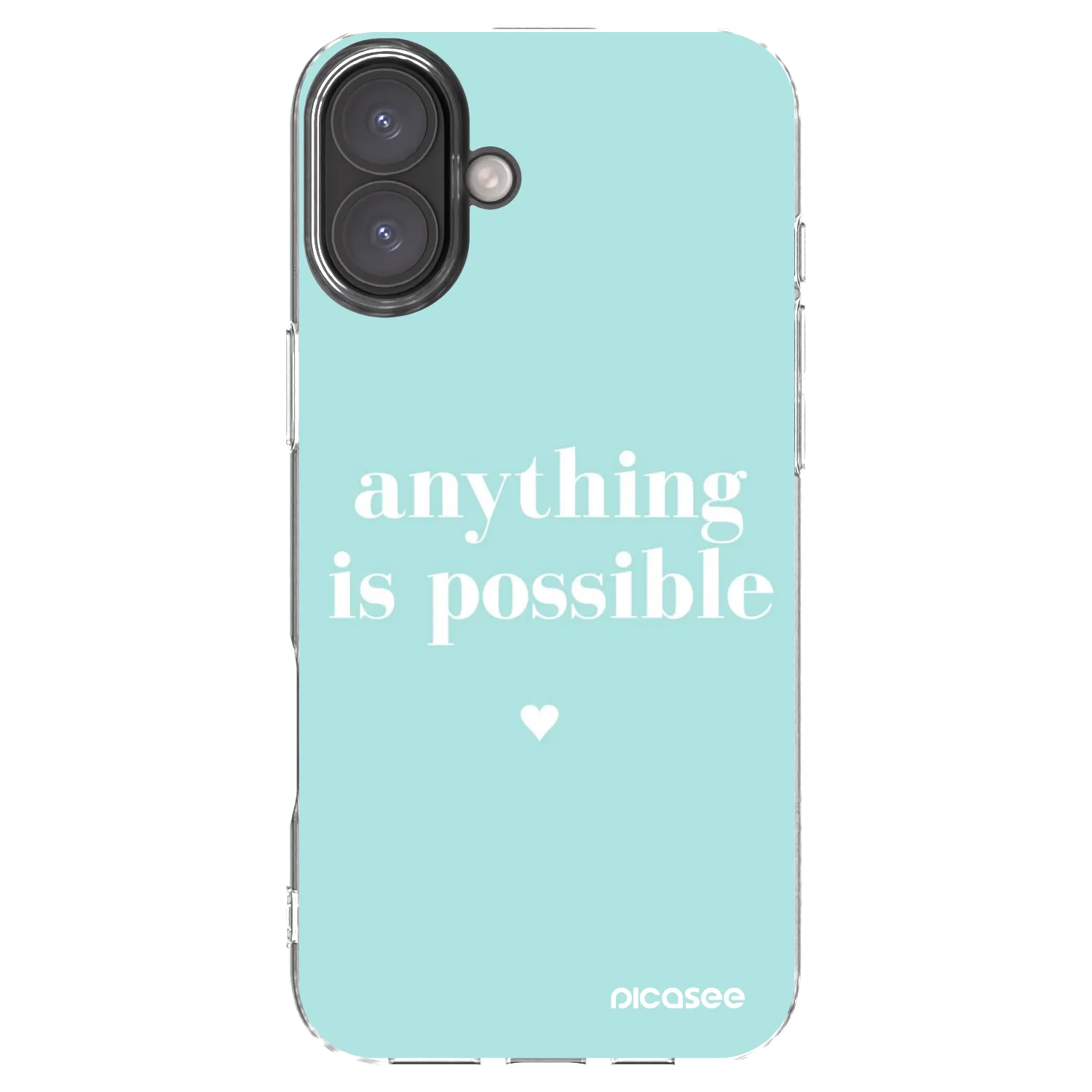 Picasee διαφανής θήκη σιλικόνης Apple iPhone 16 Plus - Anything is possible