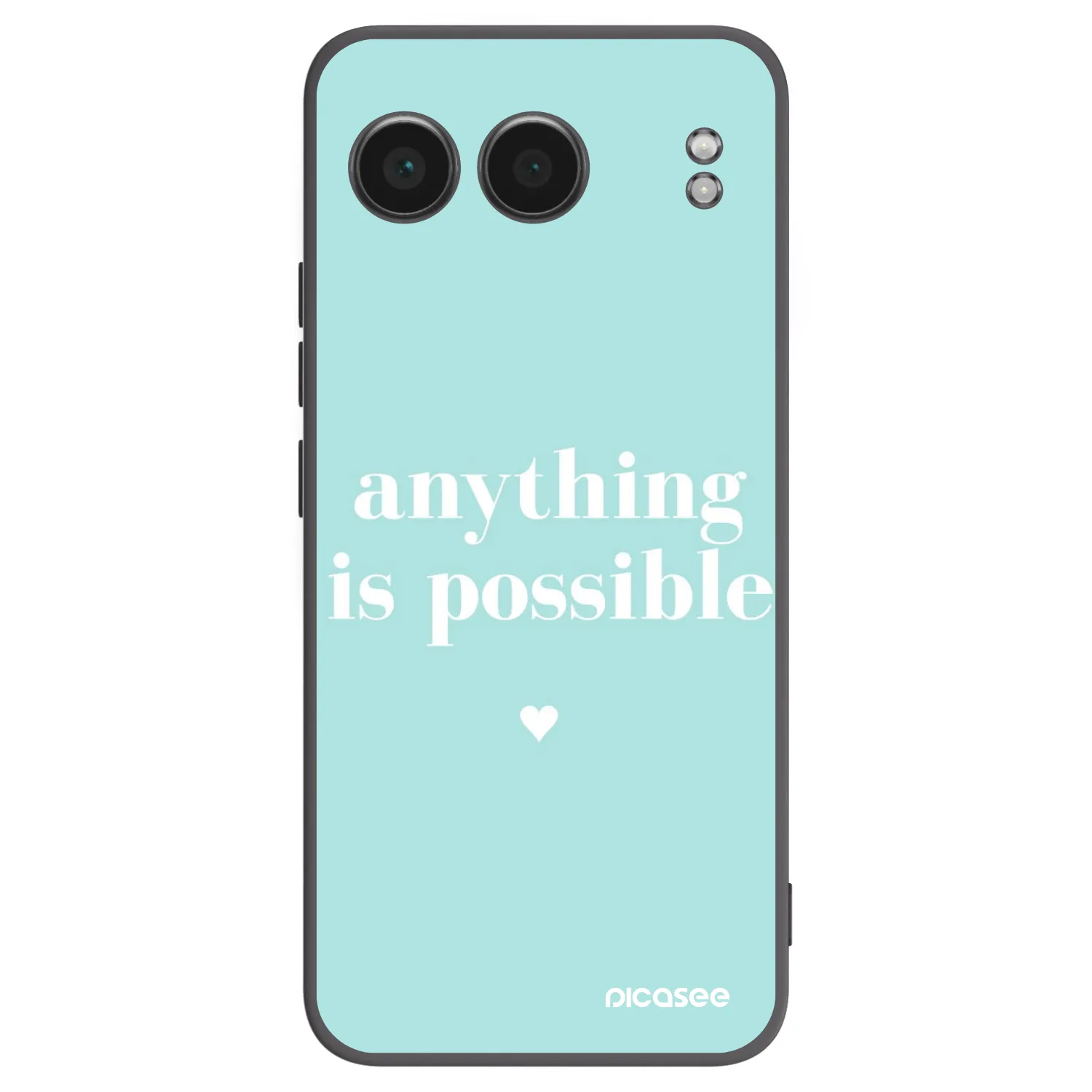Picasee Μαύρη θήκη σιλικόνης για OnePlus Nord 4 - Anything is possible