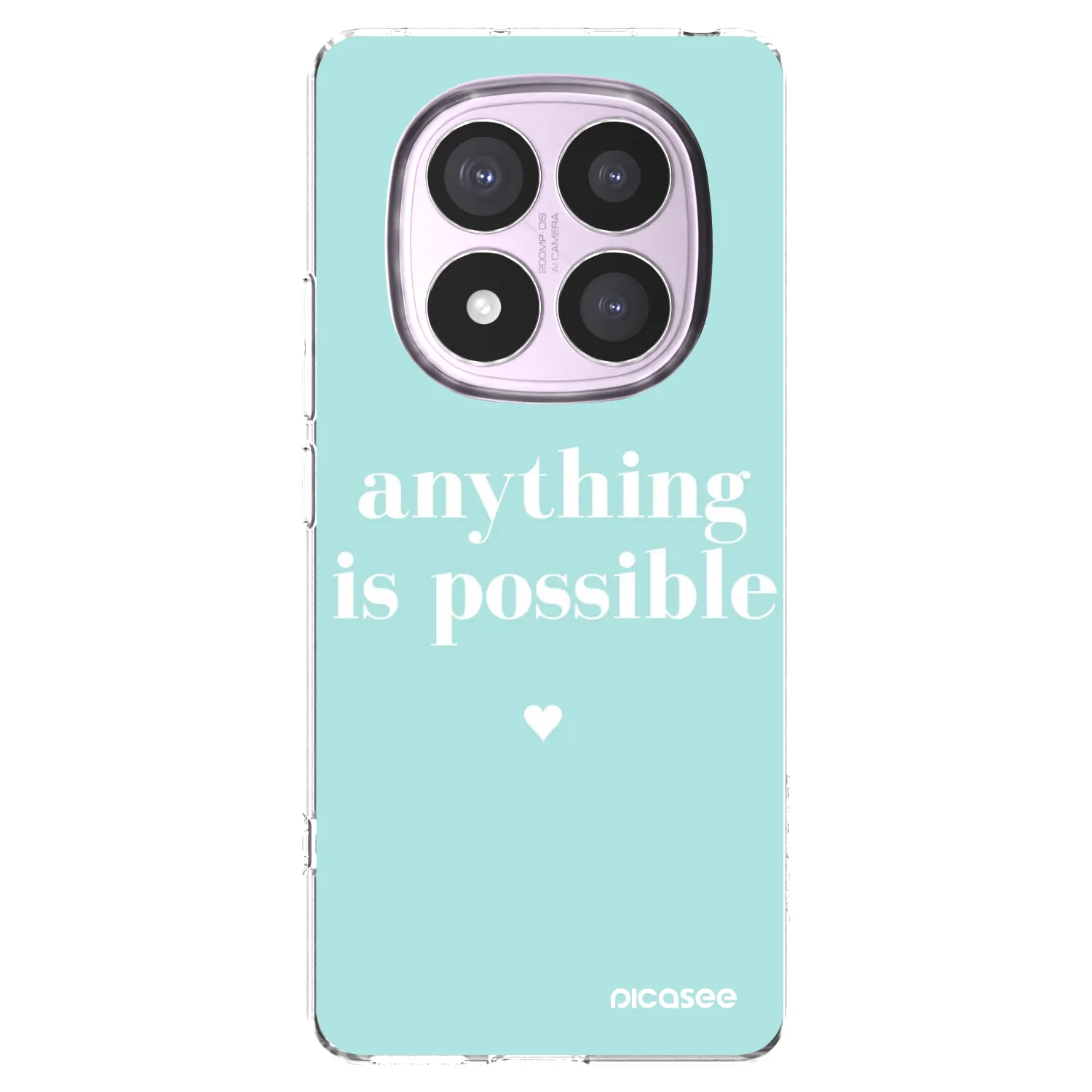 Picasee διαφανής θήκη σιλικόνης Xiaomi Redmi Note 14 Pro 5G - Anything is possible
