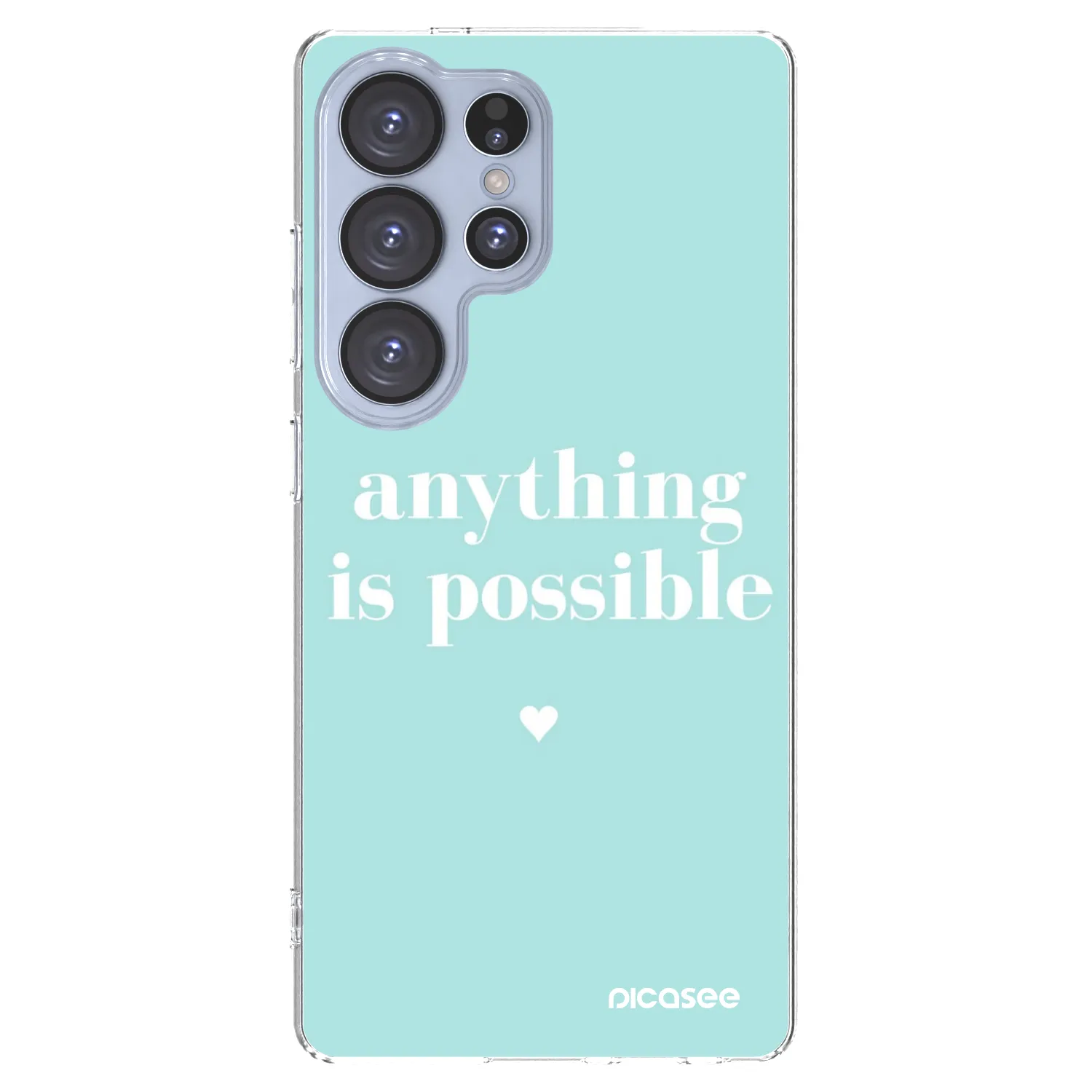 Picasee διαφανής θήκη σιλικόνης Samsung Galaxy S25 Ultra 5G - Anything is possible