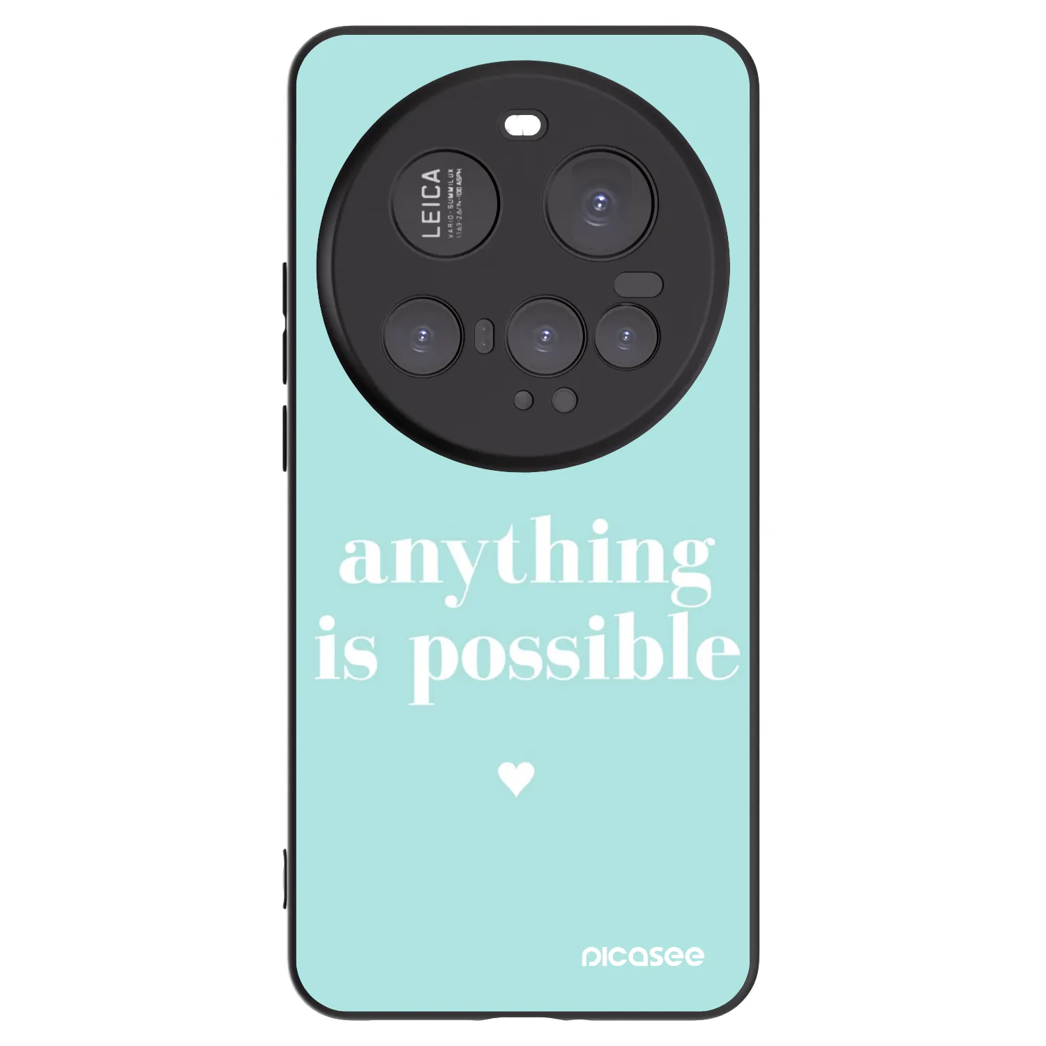 Picasee Μαύρη θήκη σιλικόνης για Xiaomi 15 Ultra - Anything is possible