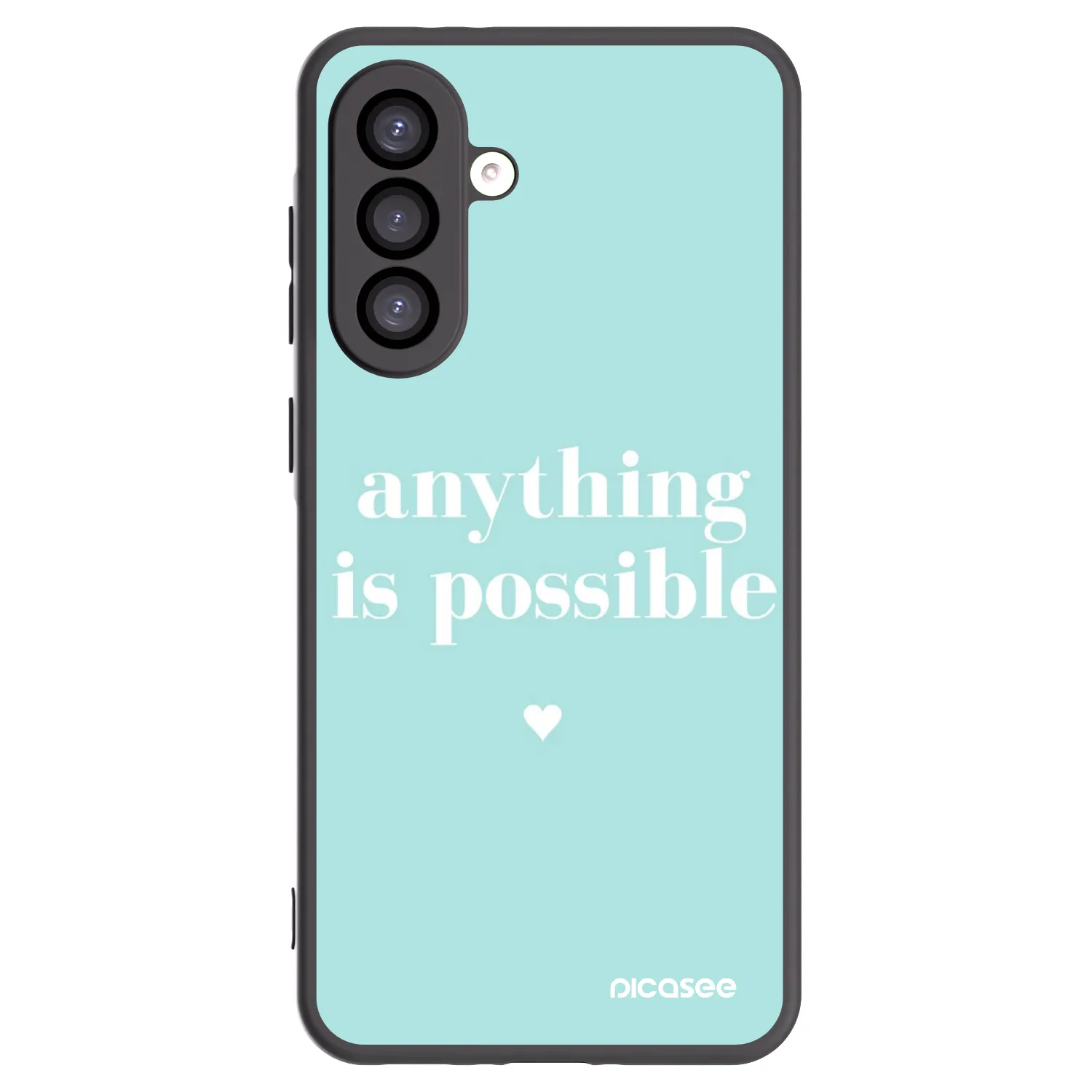 Picasee Μαύρη θήκη σιλικόνης για Samsung Galaxy A26 5G A266B - Anything is possible