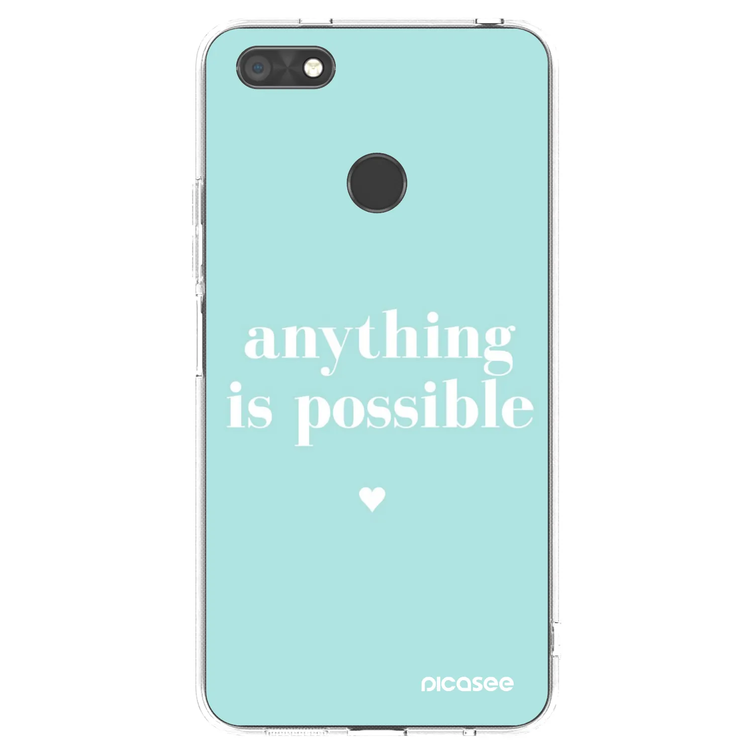Picasee διαφανής θήκη σιλικόνης Huawei P9 Lite Mini - Anything is possible