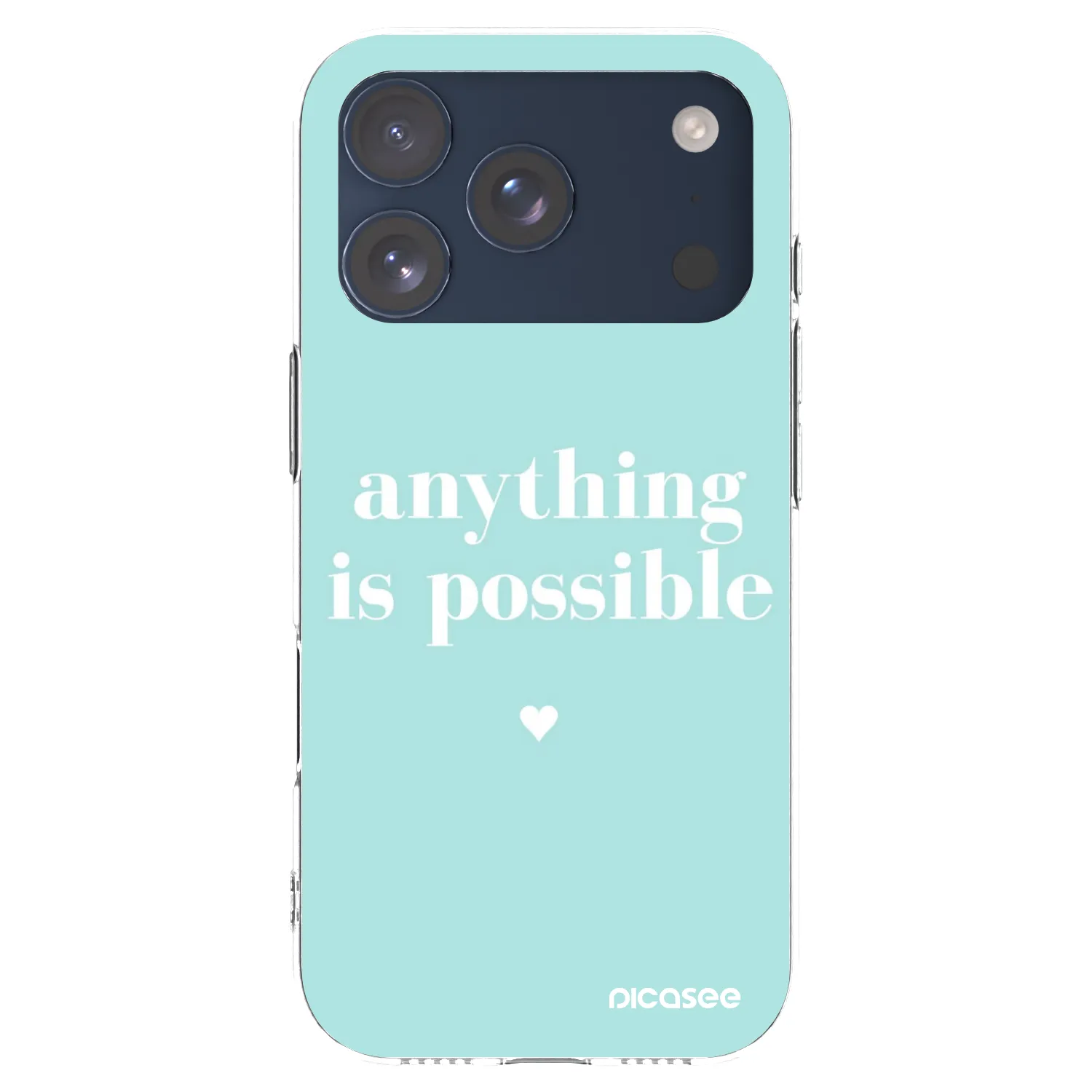 Picasee διαφανής θήκη σιλικόνης Apple iPhone 17 Pro - Anything is possible