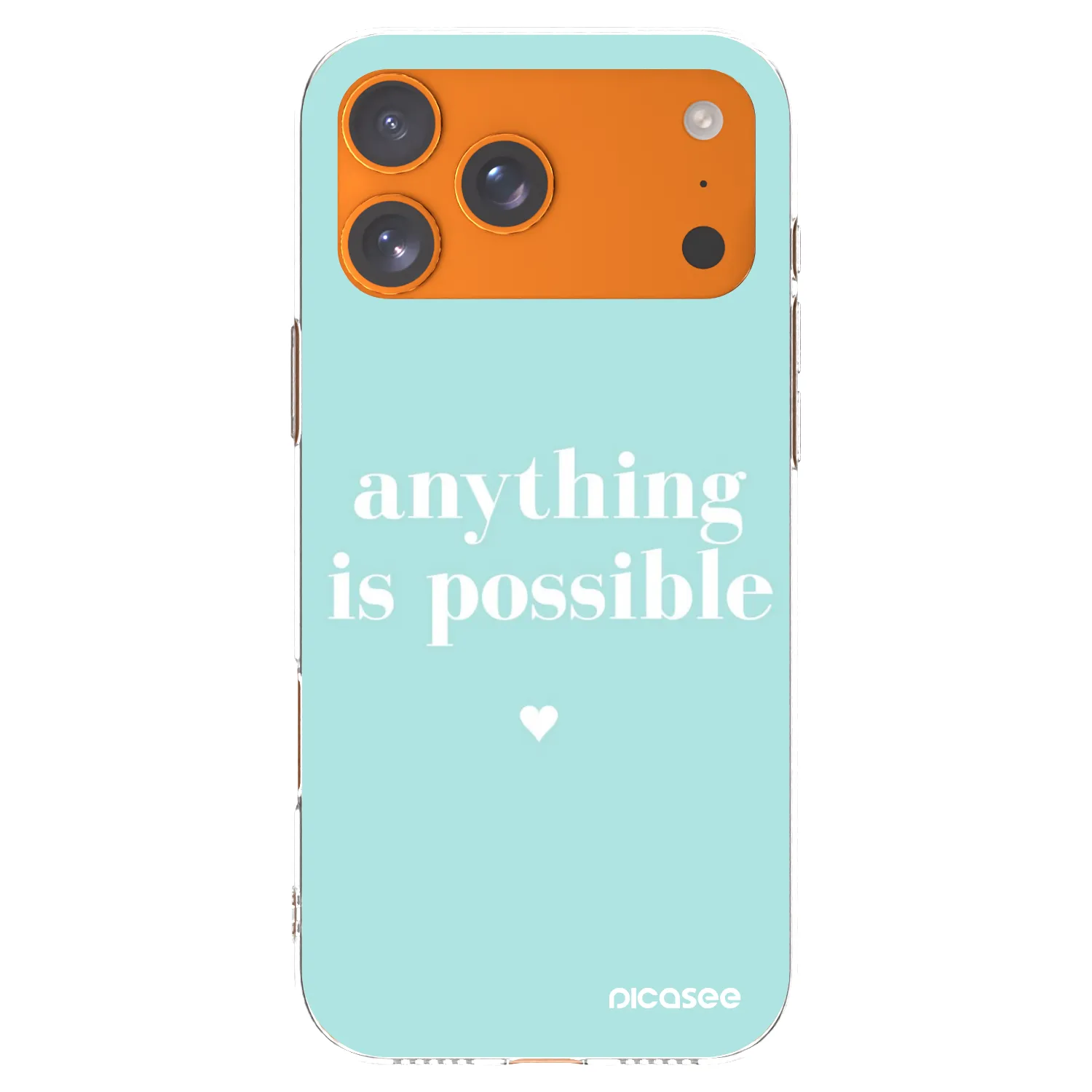 Picasee διαφανής θήκη σιλικόνης Apple iPhone 17 Pro Max - Anything is possible