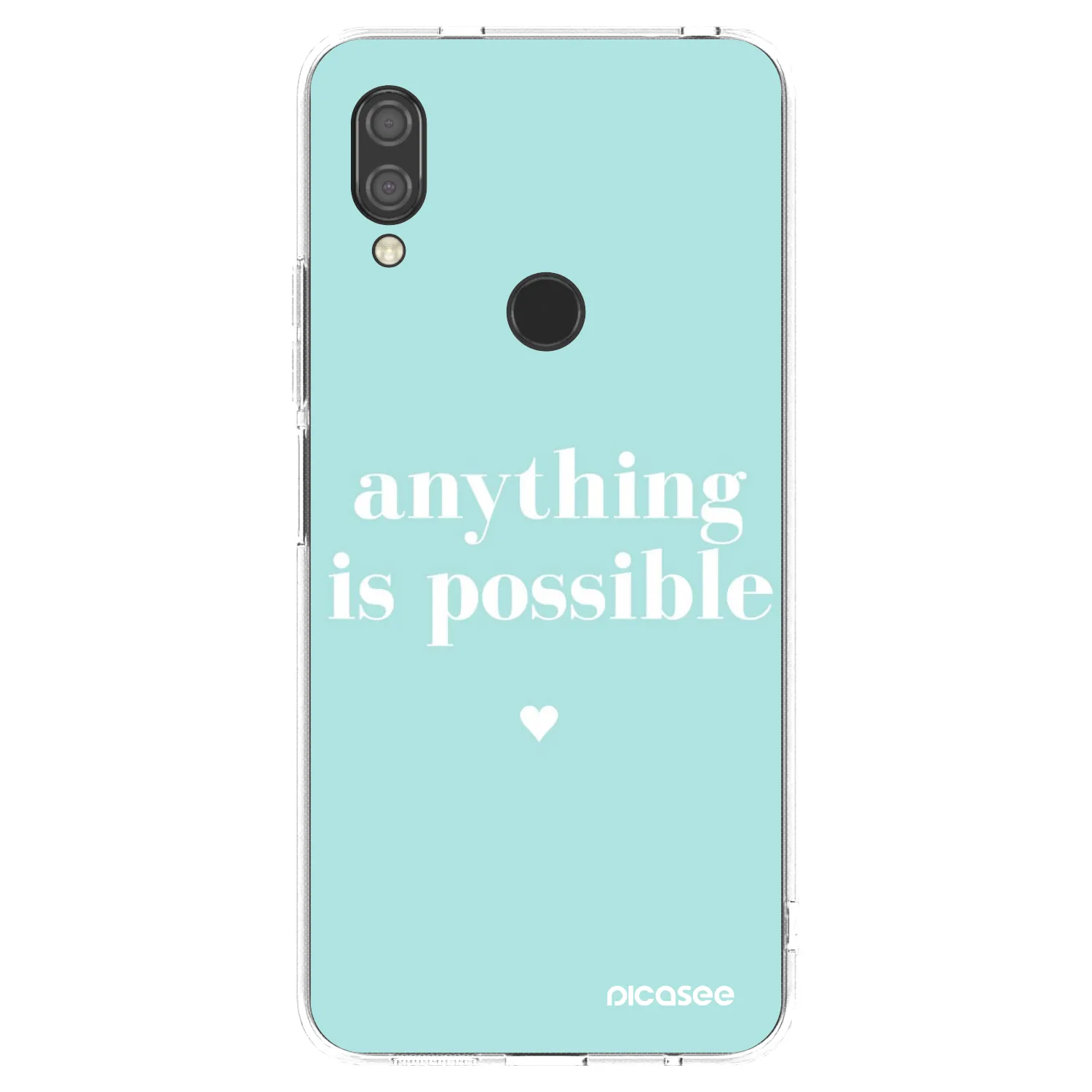 Picasee διαφανής θήκη σιλικόνης Xiaomi Redmi 7 - Anything is possible