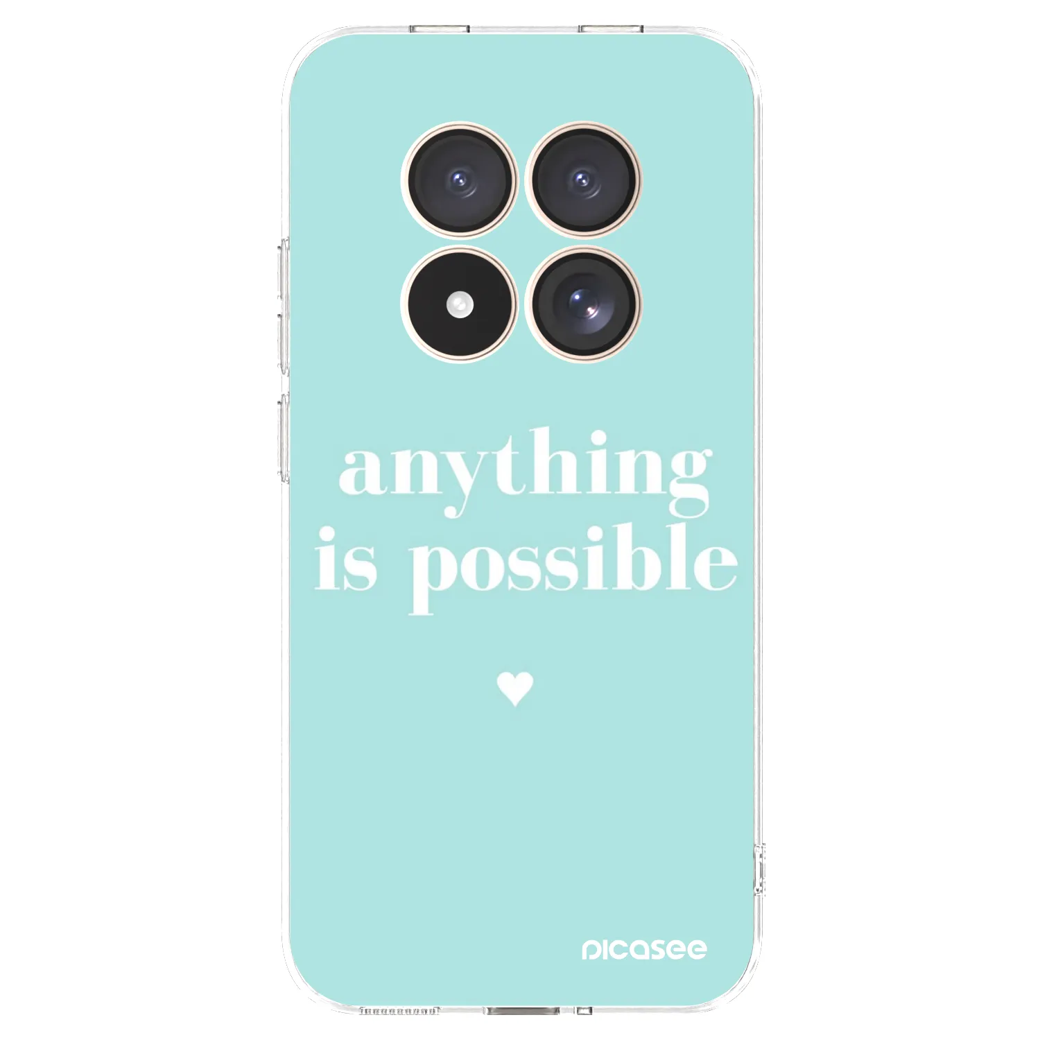 Picasee διαφανής θήκη σιλικόνης Xiaomi Redmi Note 15 Pro 4G - Anything is possible