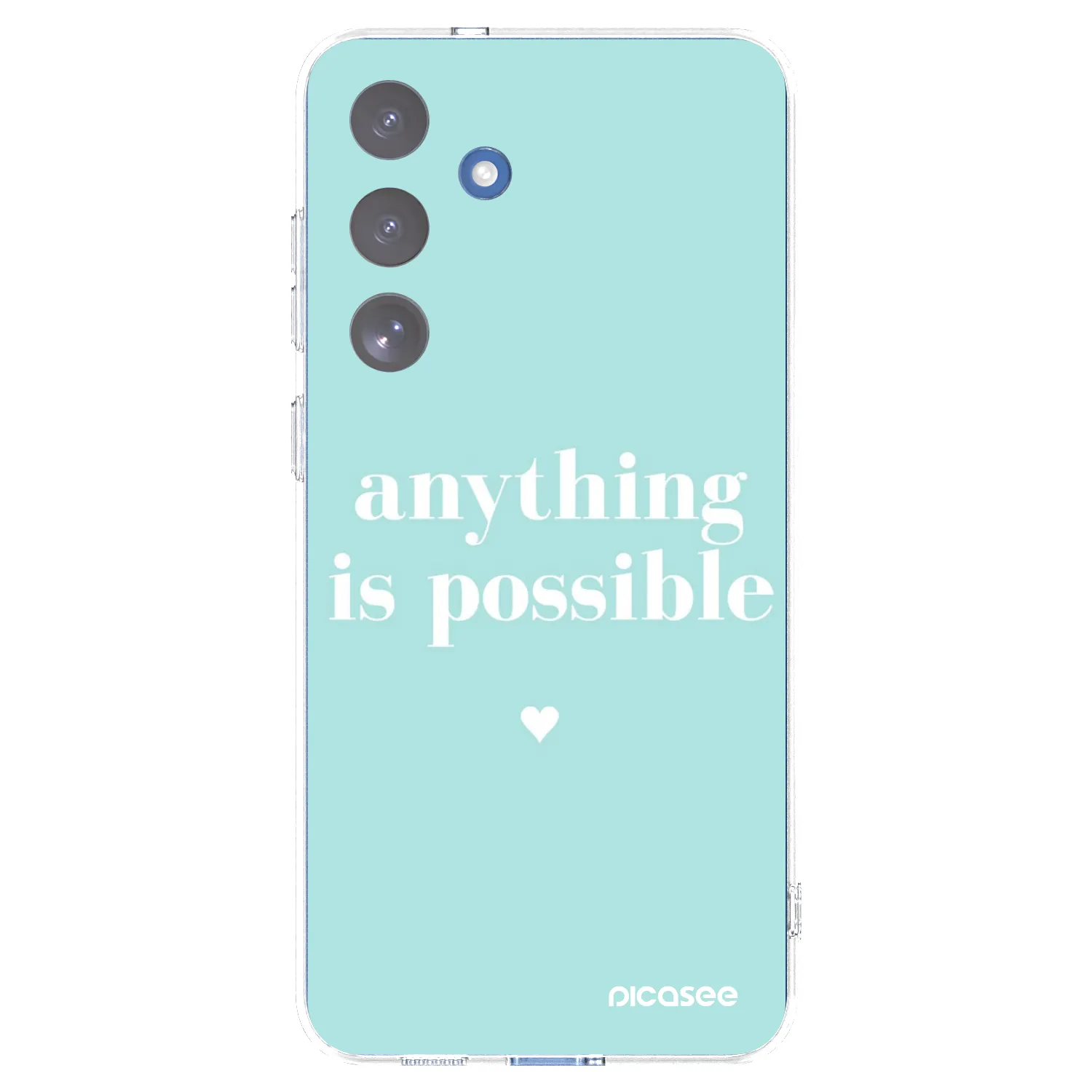Picasee διαφανής θήκη σιλικόνης Samsung Galaxy S25 FE 5G - Anything is possible