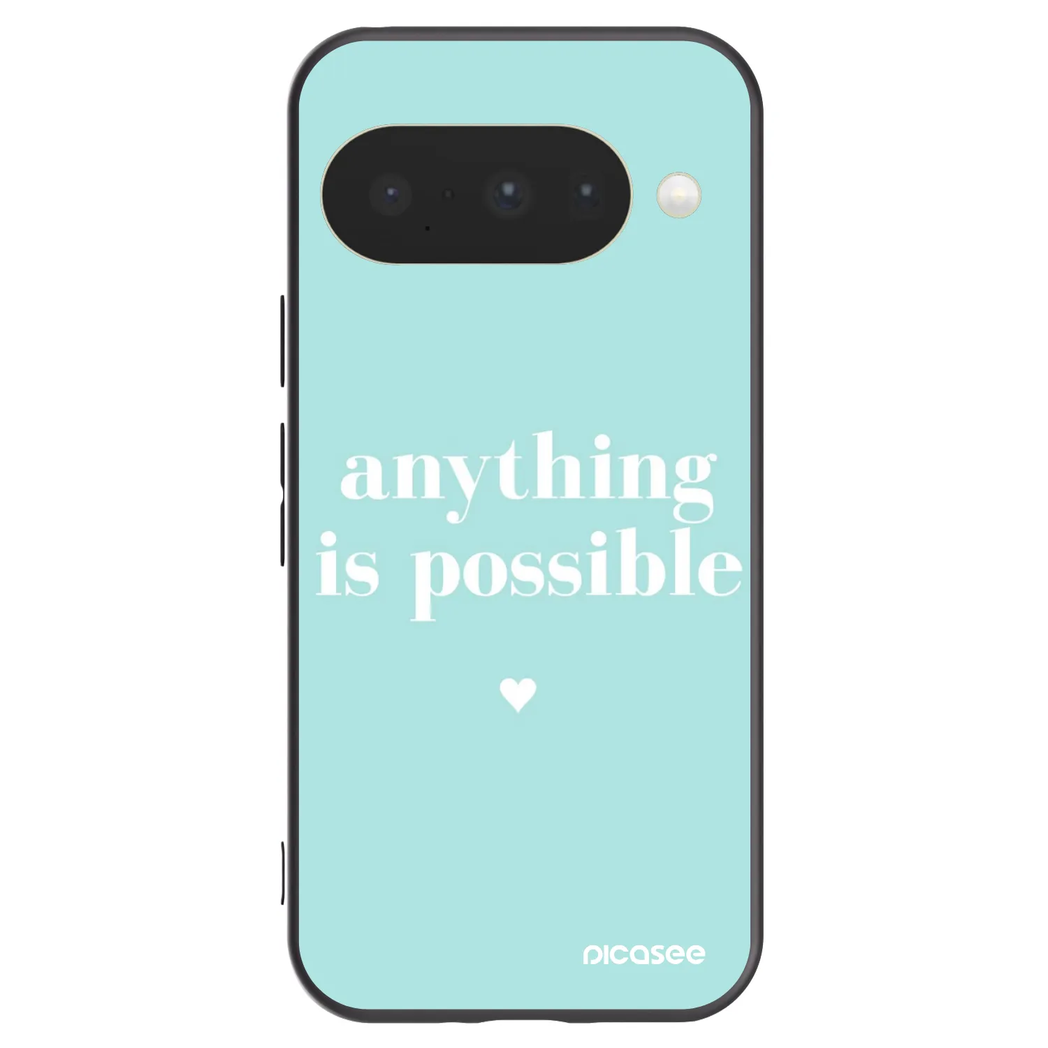 Picasee Μαύρη θήκη σιλικόνης για Google Pixel 10 - Anything is possible