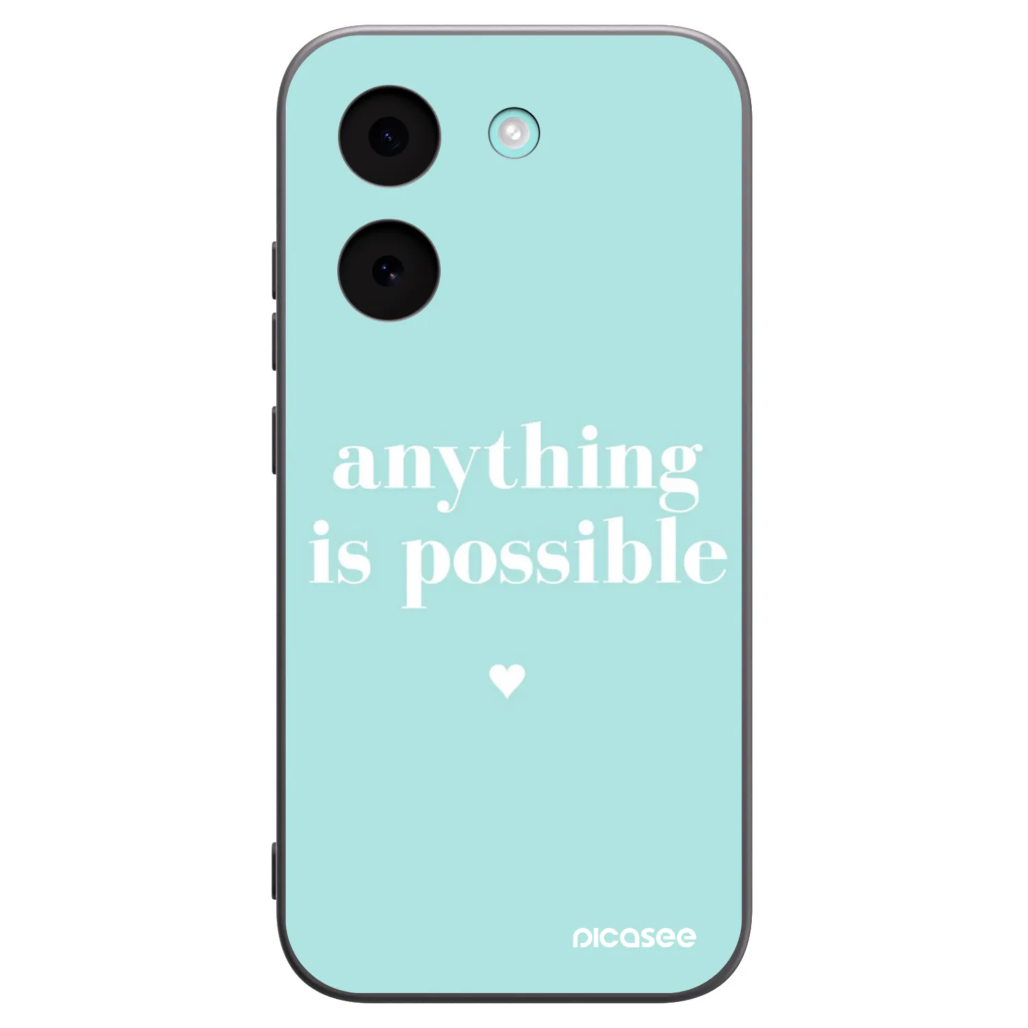 Picasee Μαύρη θήκη σιλικόνης για Xiaomi Poco X8 Pro - Anything is possible