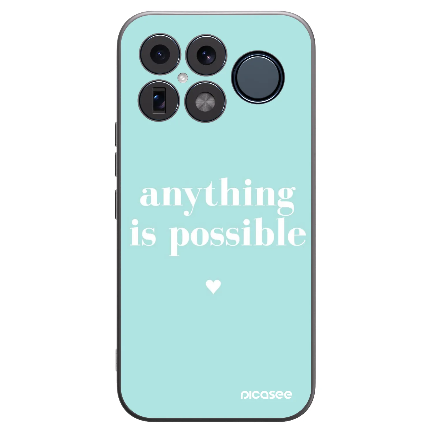 Picasee Μαύρη θήκη σιλικόνης για Xiaomi Poco F8 Ultra - Anything is possible