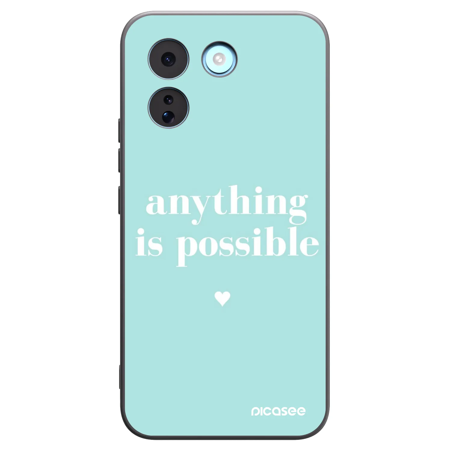 Picasee Μαύρη θήκη σιλικόνης για Xiaomi Redmi Note 17 Pro MAX 5G - Anything is possible