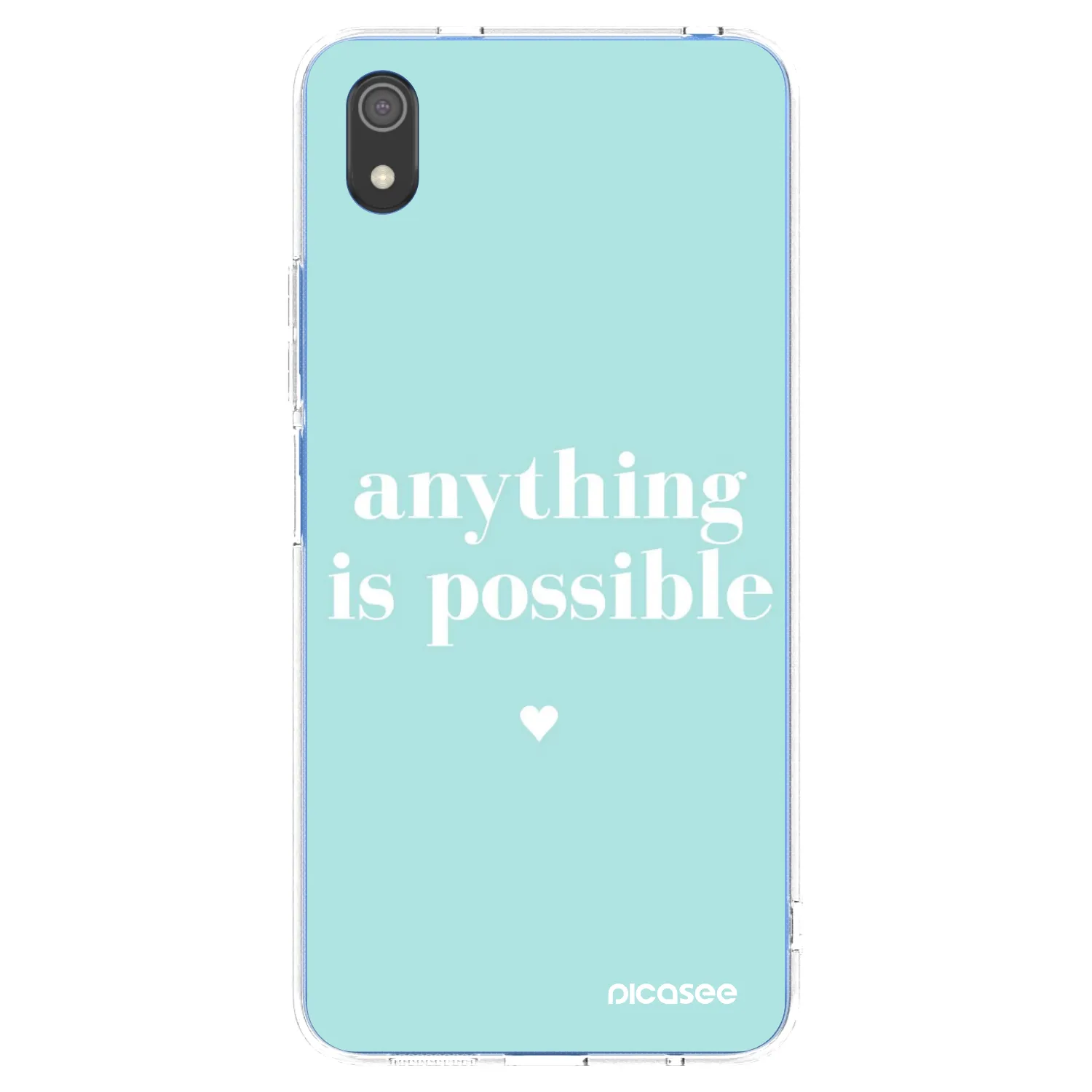 Picasee διαφανής θήκη σιλικόνης Xiaomi Redmi 7A - Anything is possible