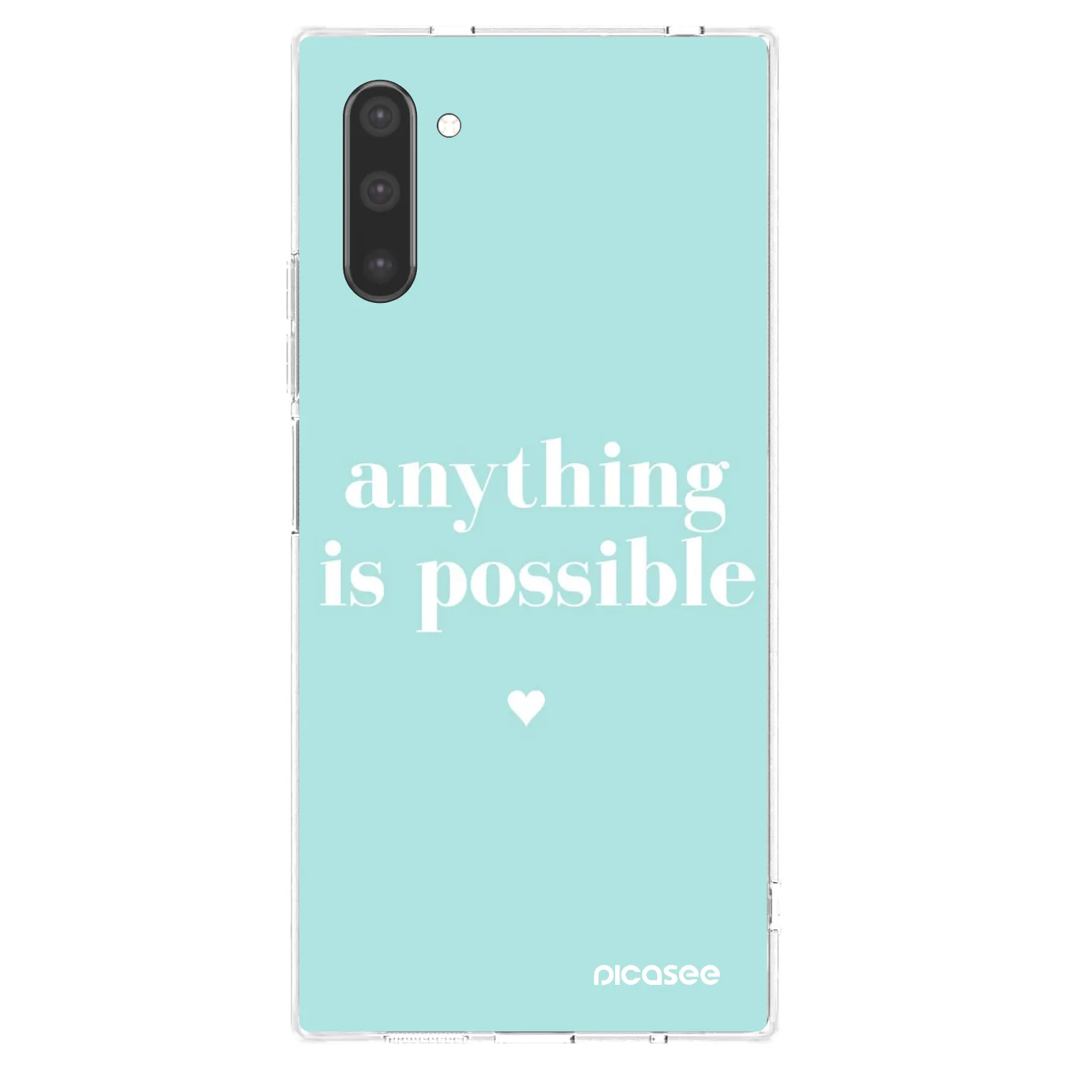 Picasee διαφανής θήκη σιλικόνης Samsung Galaxy Note 10 N970F - Anything is possible