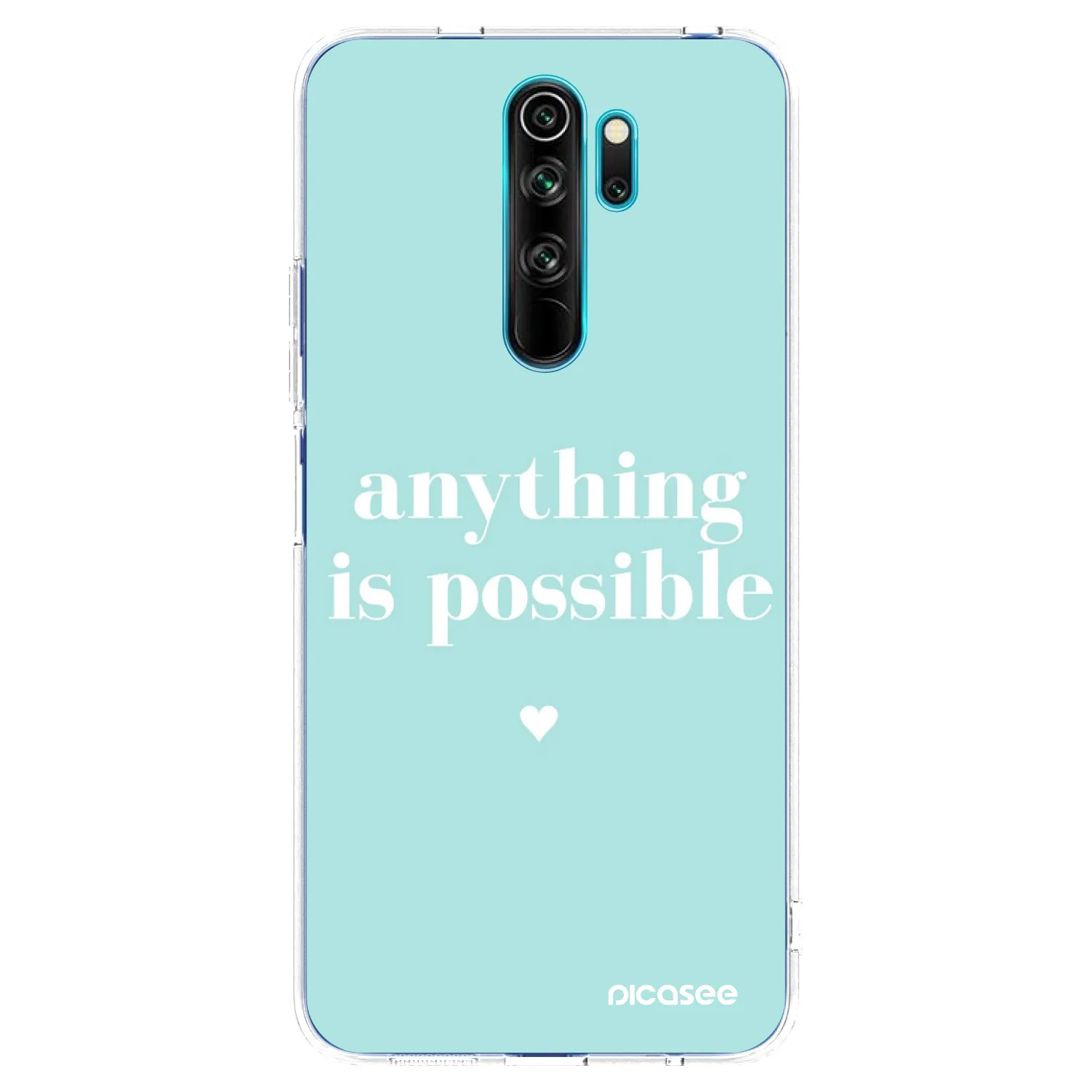 Picasee διαφανής θήκη σιλικόνης Xiaomi Redmi Note 8 Pro - Anything is possible