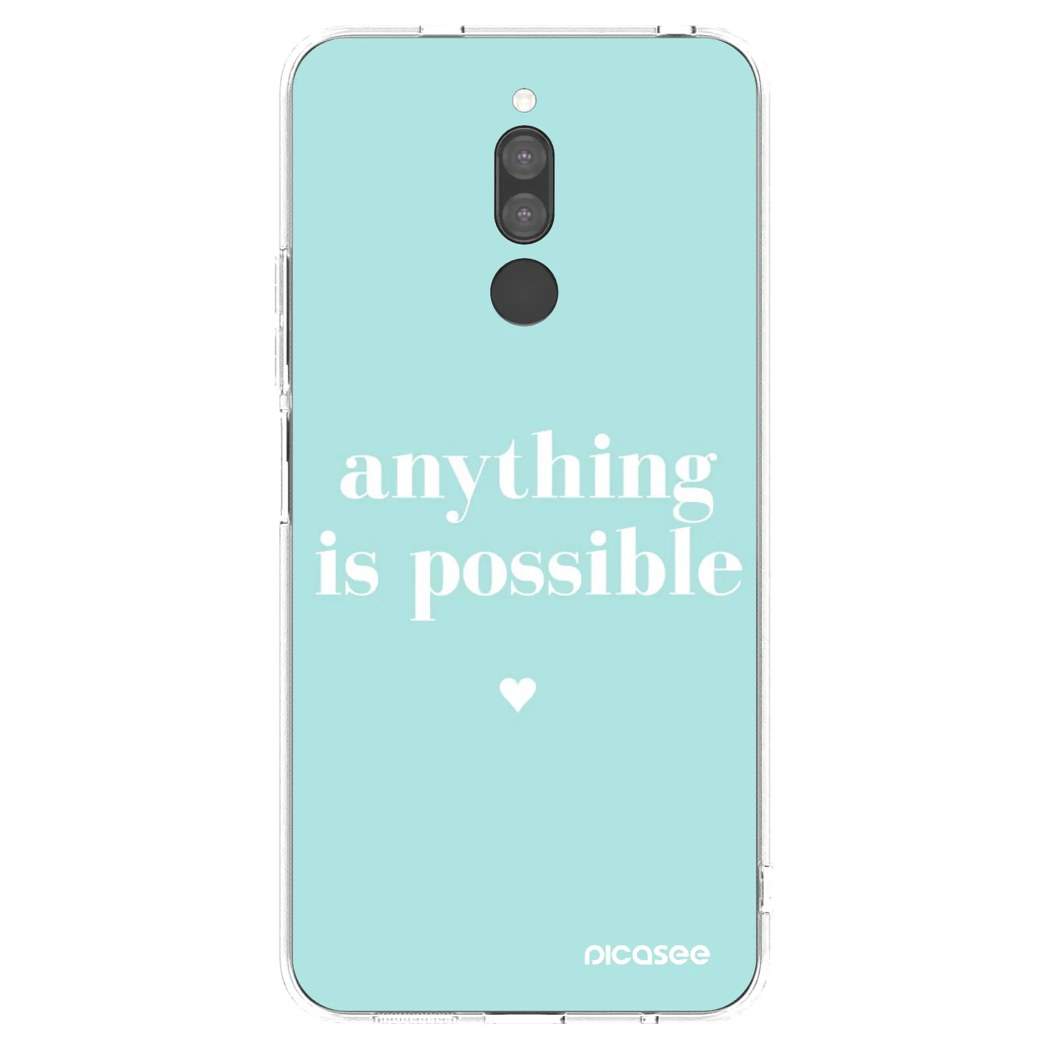 Picasee διαφανής θήκη σιλικόνης Xiaomi Redmi 8 - Anything is possible