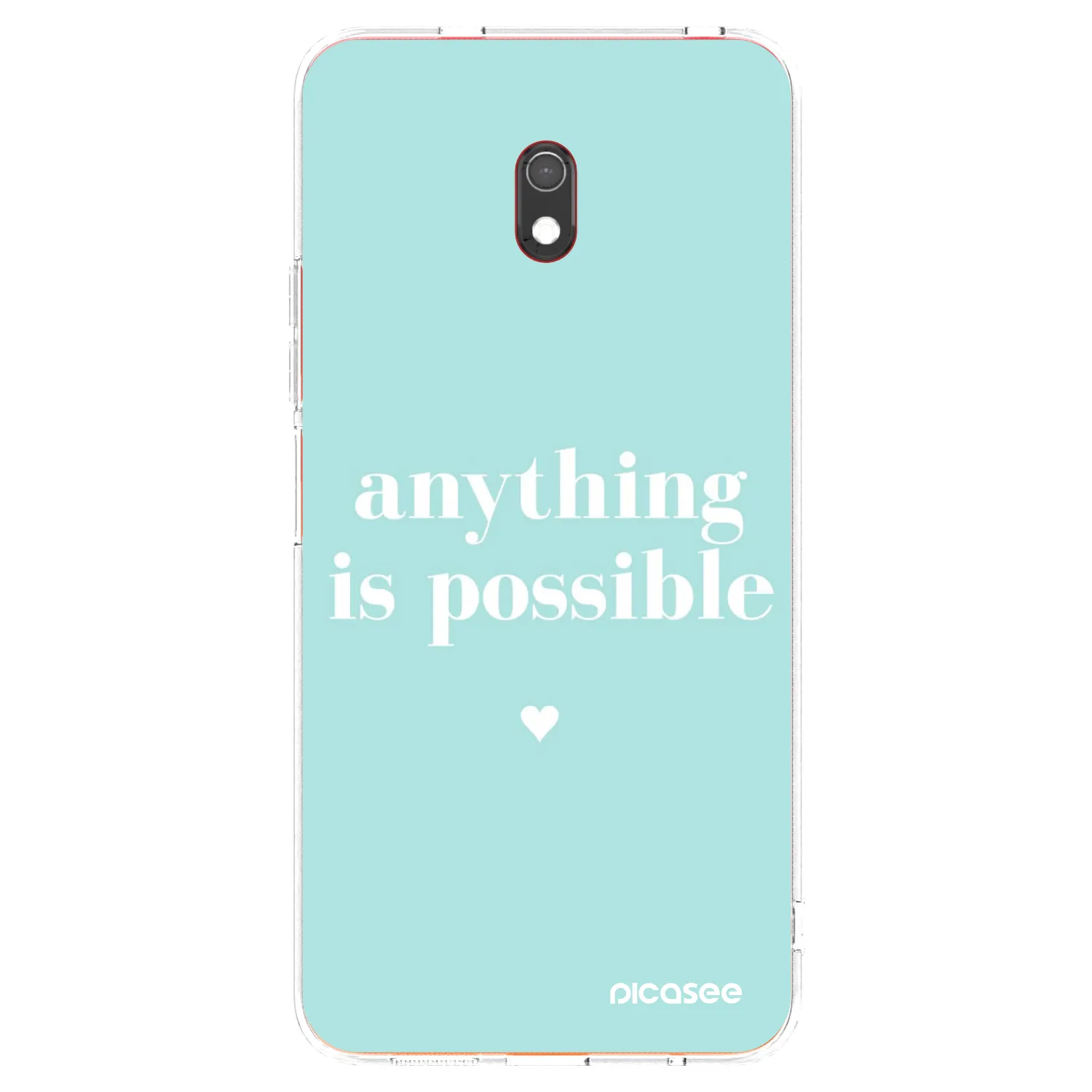 Picasee διαφανής θήκη σιλικόνης Xiaomi Redmi 8A - Anything is possible