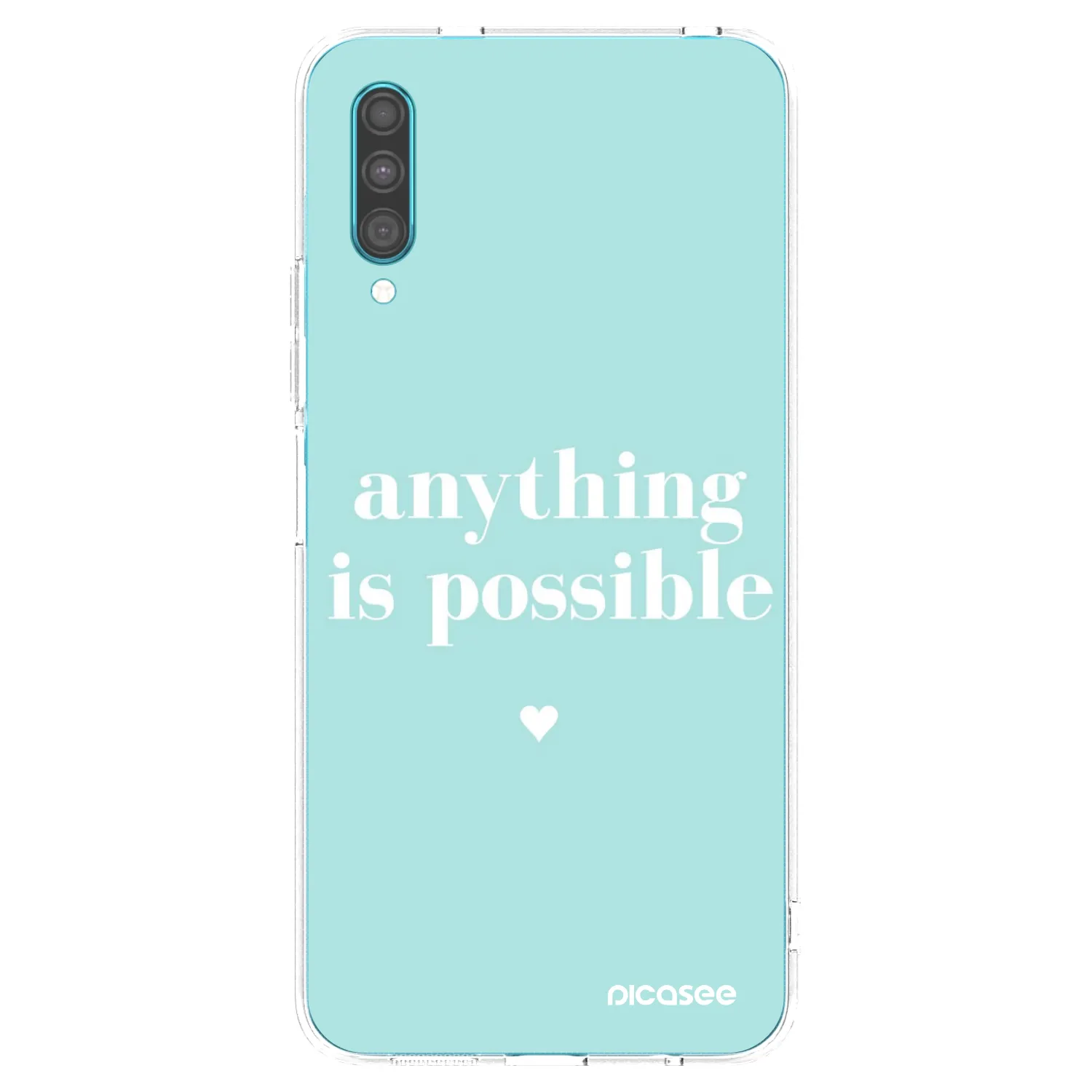 Picasee διαφανής θήκη σιλικόνης Samsung Galaxy A30s A307F - Anything is possible