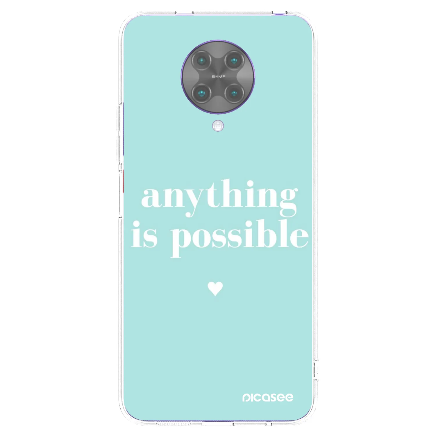 Picasee διαφανής θήκη σιλικόνης Xiaomi Poco F2 Pro - Anything is possible